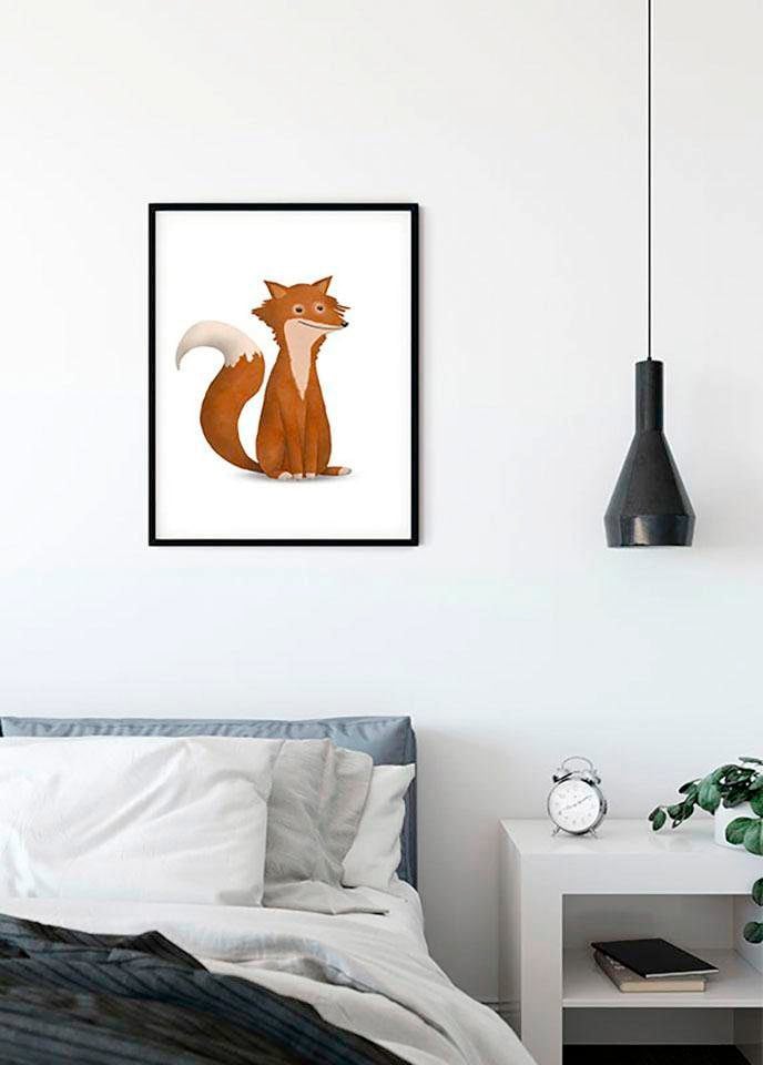 Komar Bild »Cute Animal Fox«, Tiere, (1 St.), Wandbild zur Dekoration - ohne Rahmen