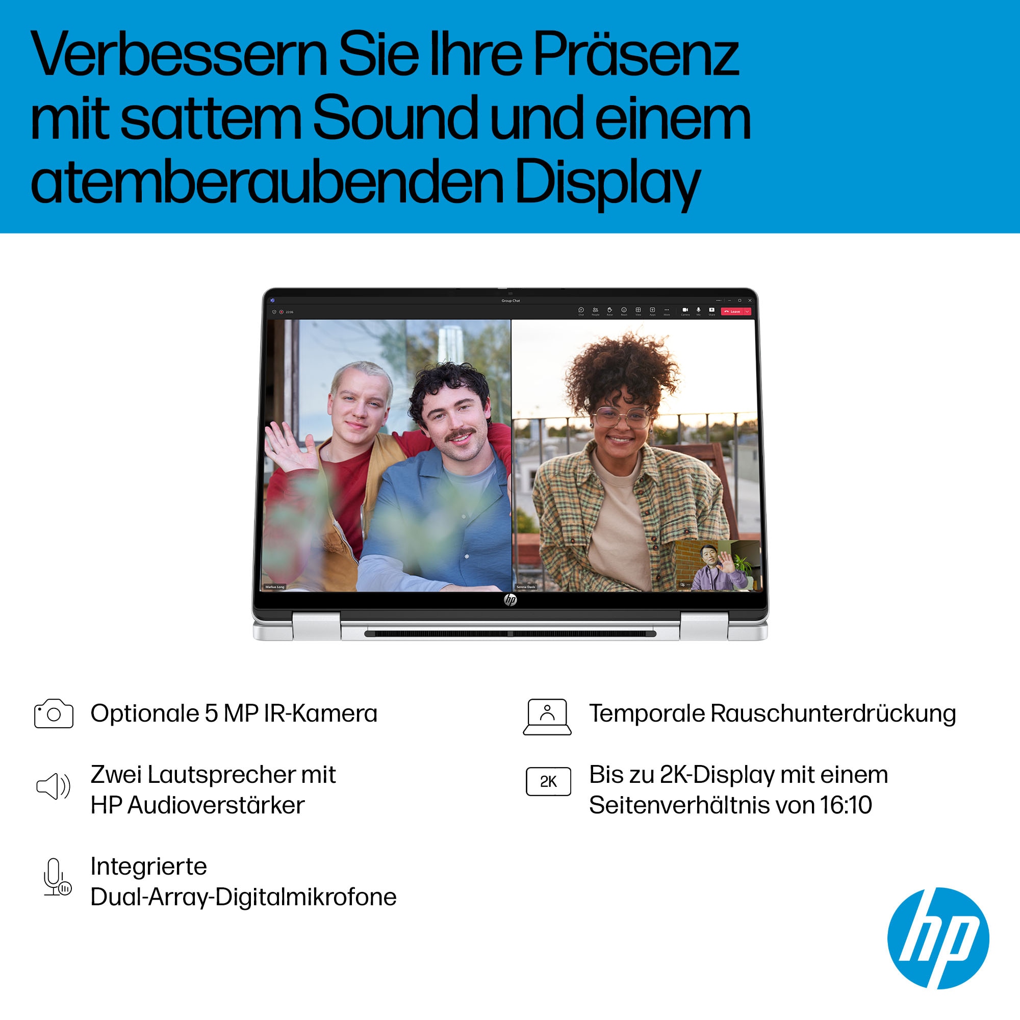 HP Notebook »OmniBook 5 Flip 14-fp0052ng Silver«