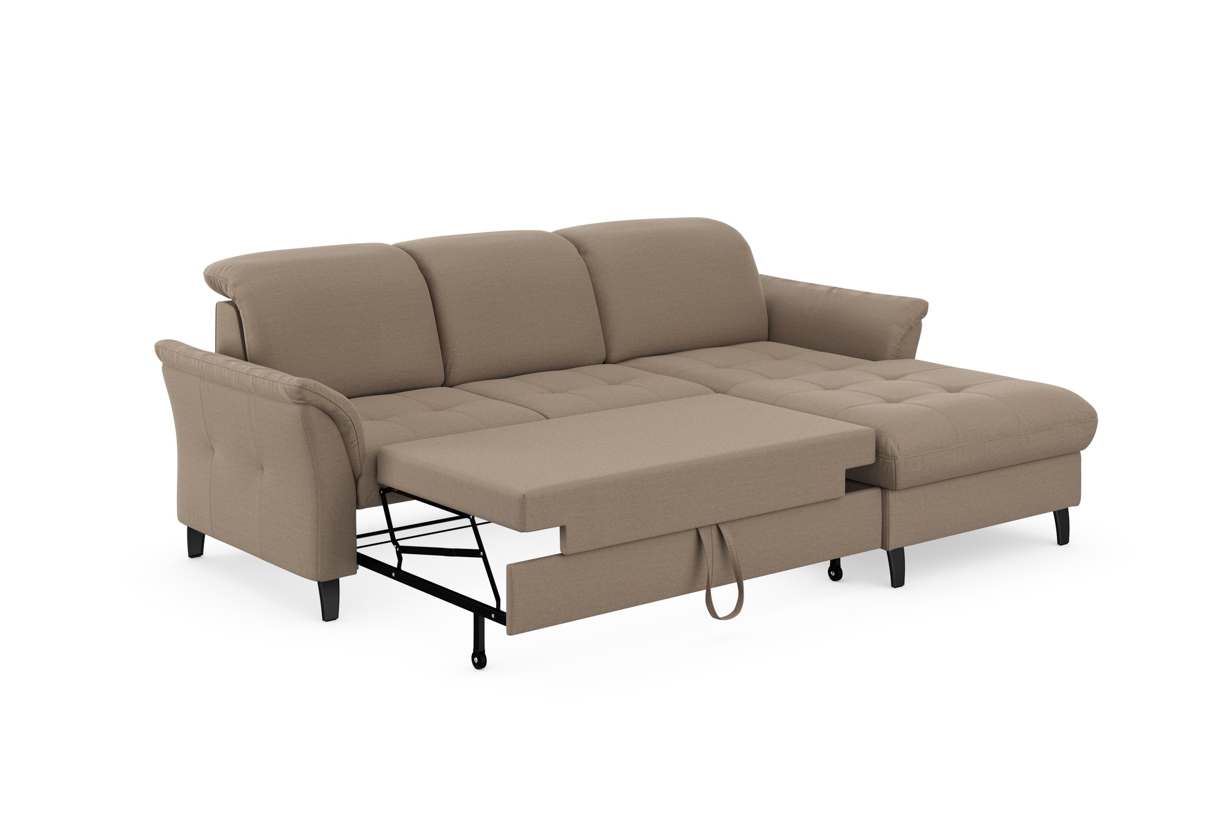 sit&more Ecksofa »Maggiore L-Form«, wahlweise mit Kopfteilverstellung, Bettfunktion und Bettkasten