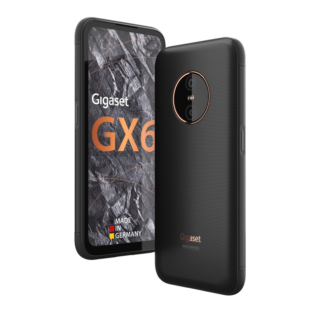 Gigaset Smartphone »GX6«, Schwarz, 16,76 cm/6,6 Zoll, 128 GB Speicherplatz, 50 MP Kamera