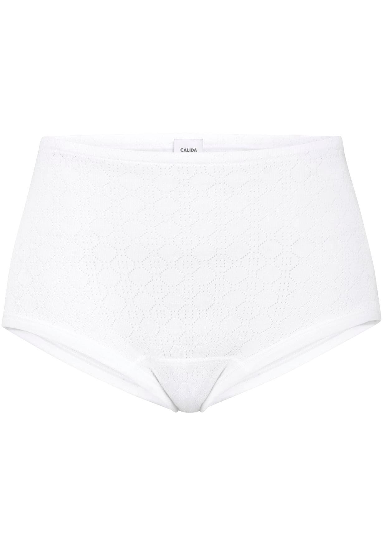CALIDA Taillenslip »Iconics« -,  Ajour-Muster, Feinripp-Qualität, Baumwolle, elastischer Bund