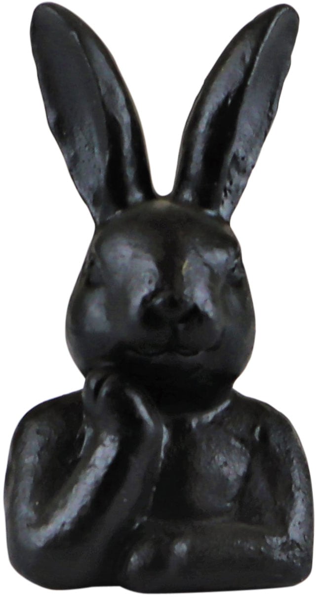 AM Design Dekofigur »Hasenbüste "Denker"«, Osterdekoration aus Polyresin