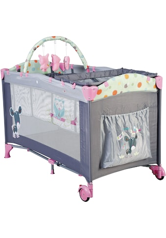 BabyGo Baby-Reisebett »Sleepwell, pink«, mit abnehmbarem Spielbogen kaufen