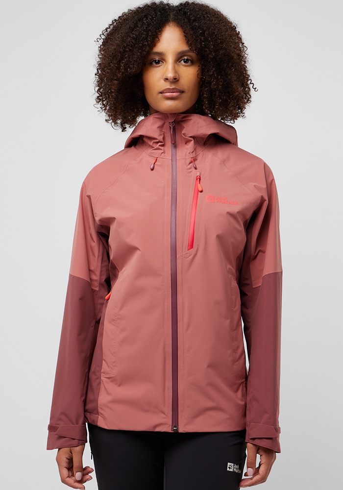 Jack Wolfskin Funktionsjacke »EAGLE PEAK 2L JKT W«, mit Kapuze