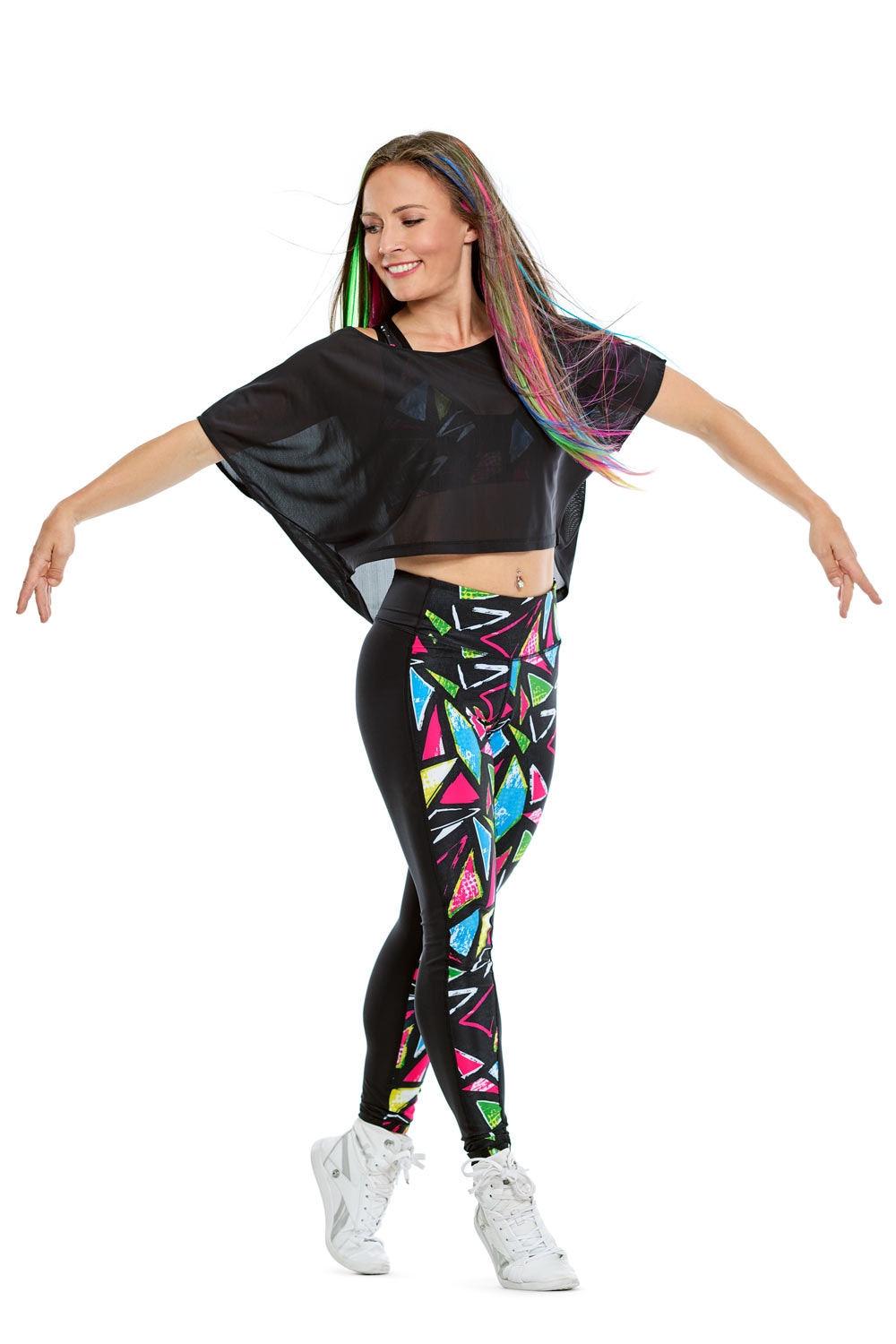 Winshape Sport-BH »PUSB103-Disco« Mesh Push-up BH