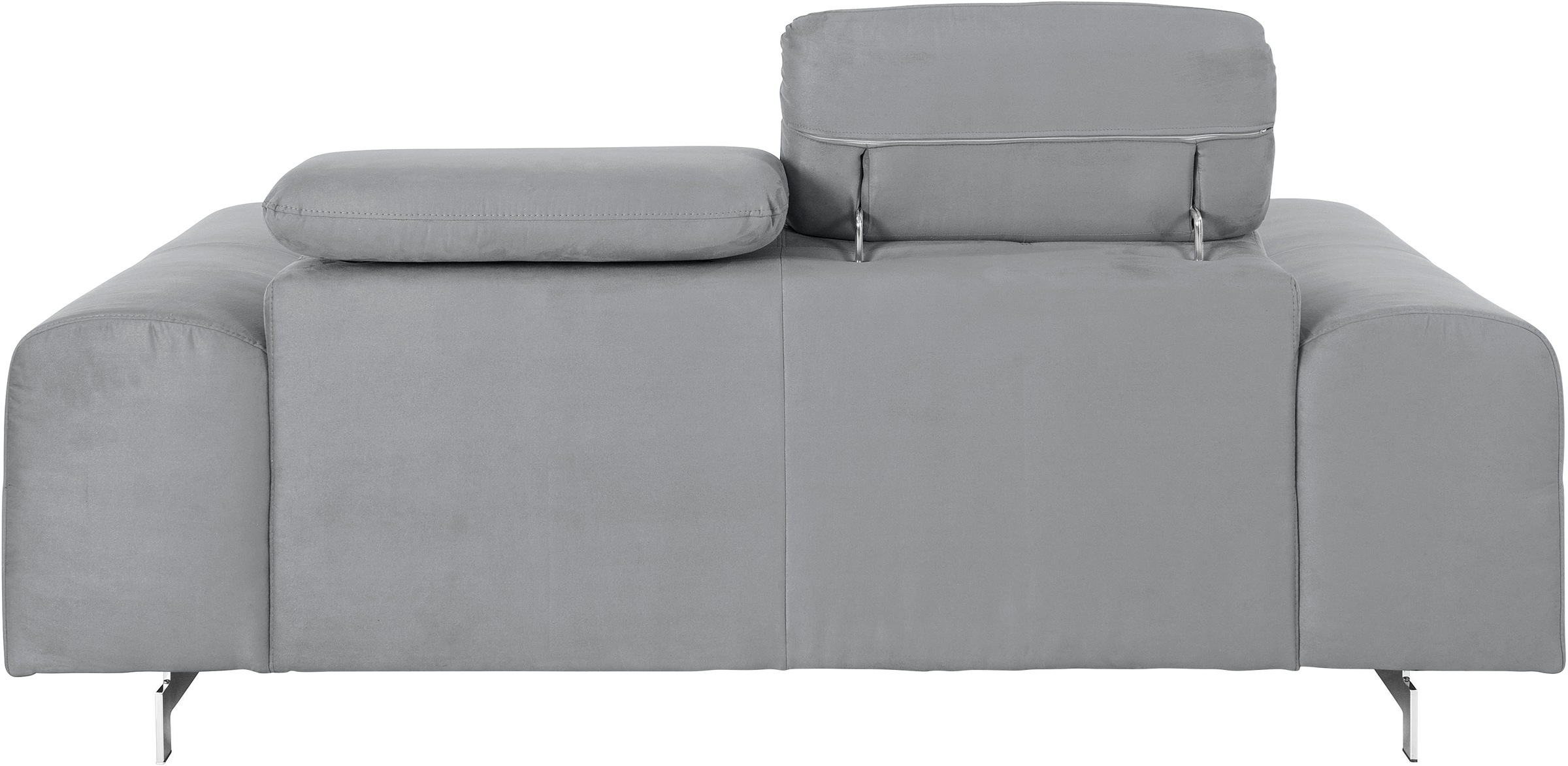 COTTA 2-Sitzer »Chef«, Big-Sofa mit Kopfteilverstellung, edle Metallkufen