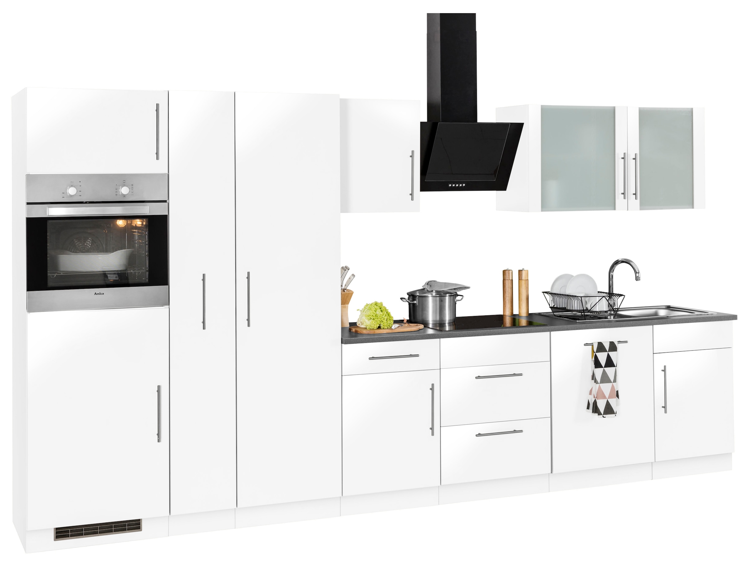 wiho Küchen Küchenzeile »Cali«, ohne E-Geräte, Breite 360 cm günstig online kaufen
