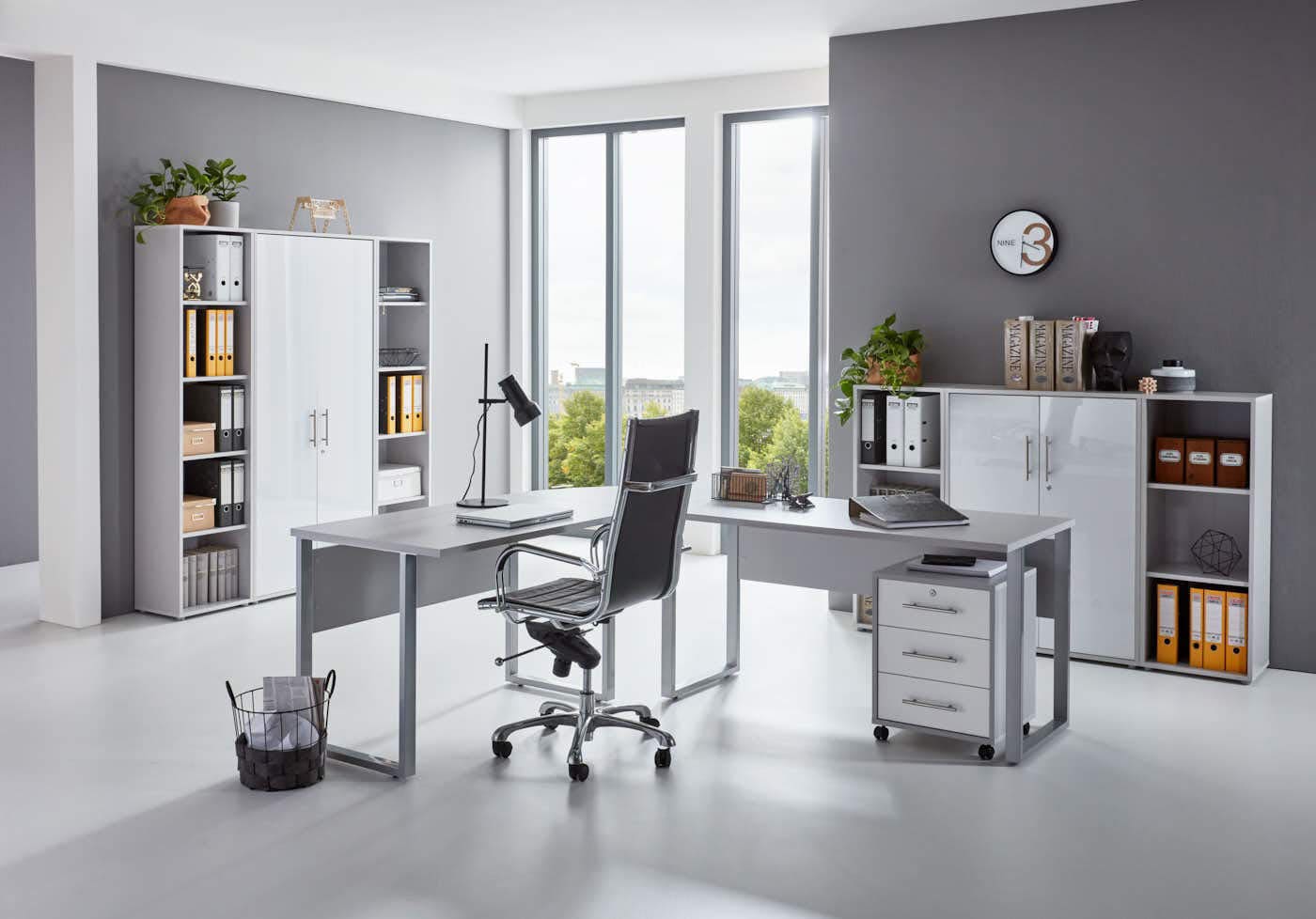 BMG Möbel Büromöbel-Set »Tabor Office 5«, (Set, 10 tlg.)