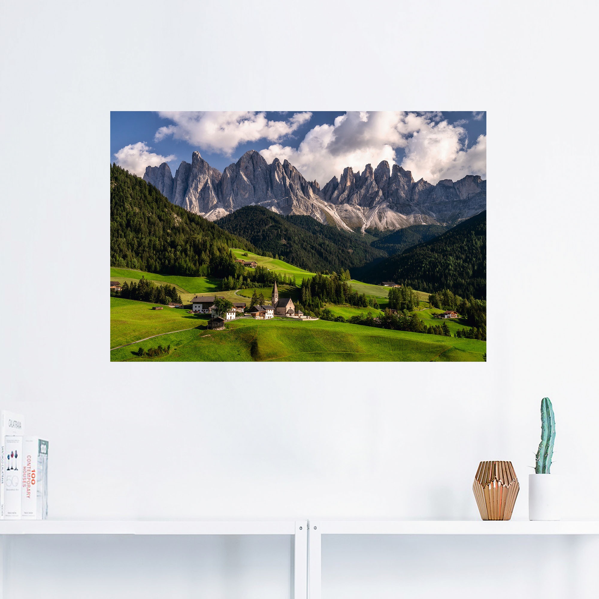 Artland Wandbild »Sommer in Südtirol«, versch. Poster (1 Berge oder Wandaufkleber online & Größen bestellen als in Alpenbilder, St.), Alubild, Leinwandbild