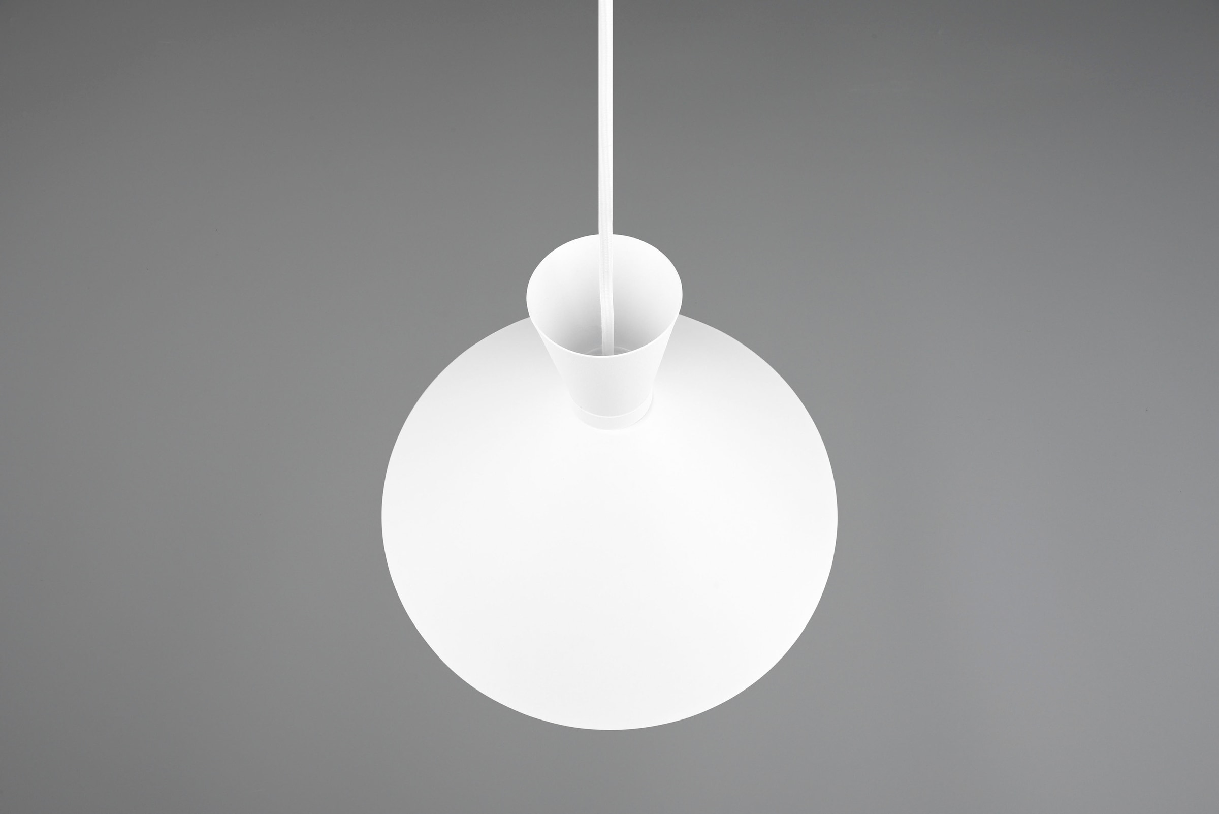 REALITY Leuchten Pendelleuchte »Enzo«, 1 flammig, Leuchtmittel E27 | ohne Leuchtmittel, Hängelampe 1-flammig, E27 max 28W (exkl.), höhenverstellbar, Ø 35cm