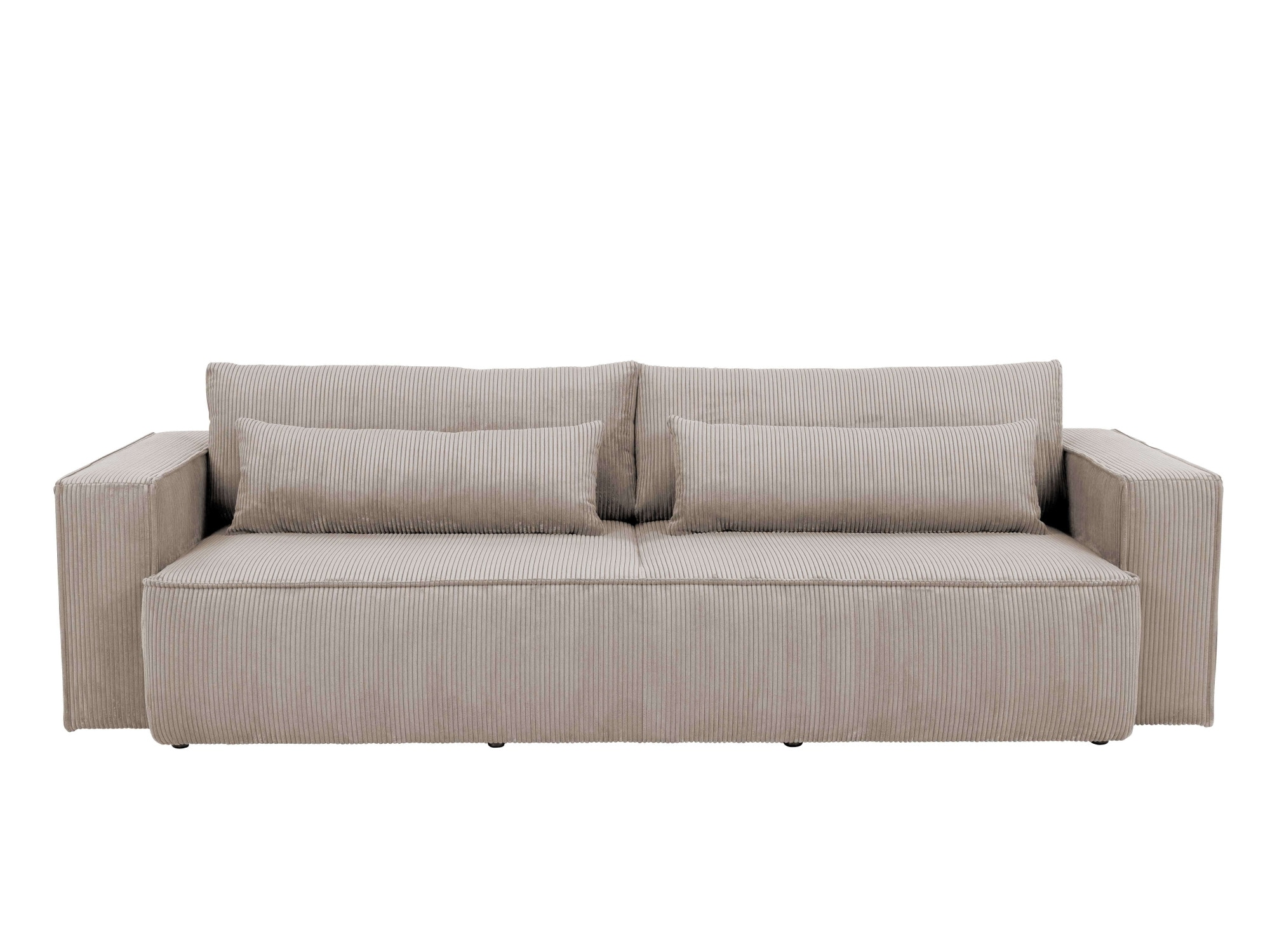 OTTO home 4-Sitzer »Tillian, Schlafsofa, Schlafcouch« Breite 274 cm, Breitkord, Sitzfläche mit Taschenfederkern