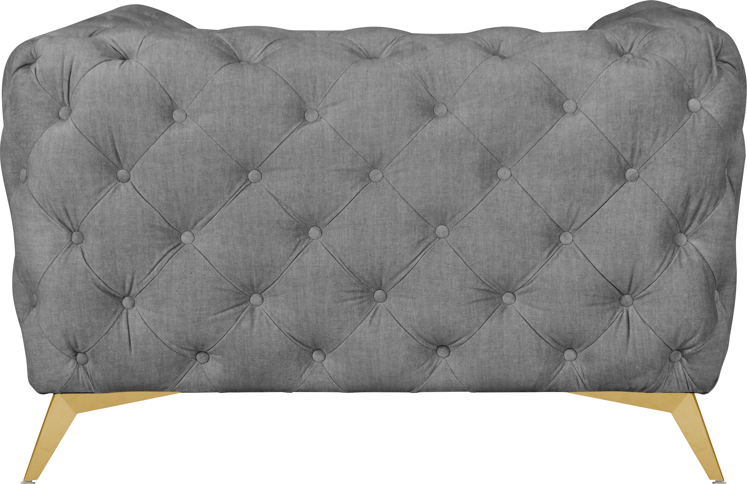 Leonique Chesterfield-Sessel »Glynis Sessel«, aufwändige Knopfheftung, moderne Chesterfield Optik, Fußfarbe wählbar