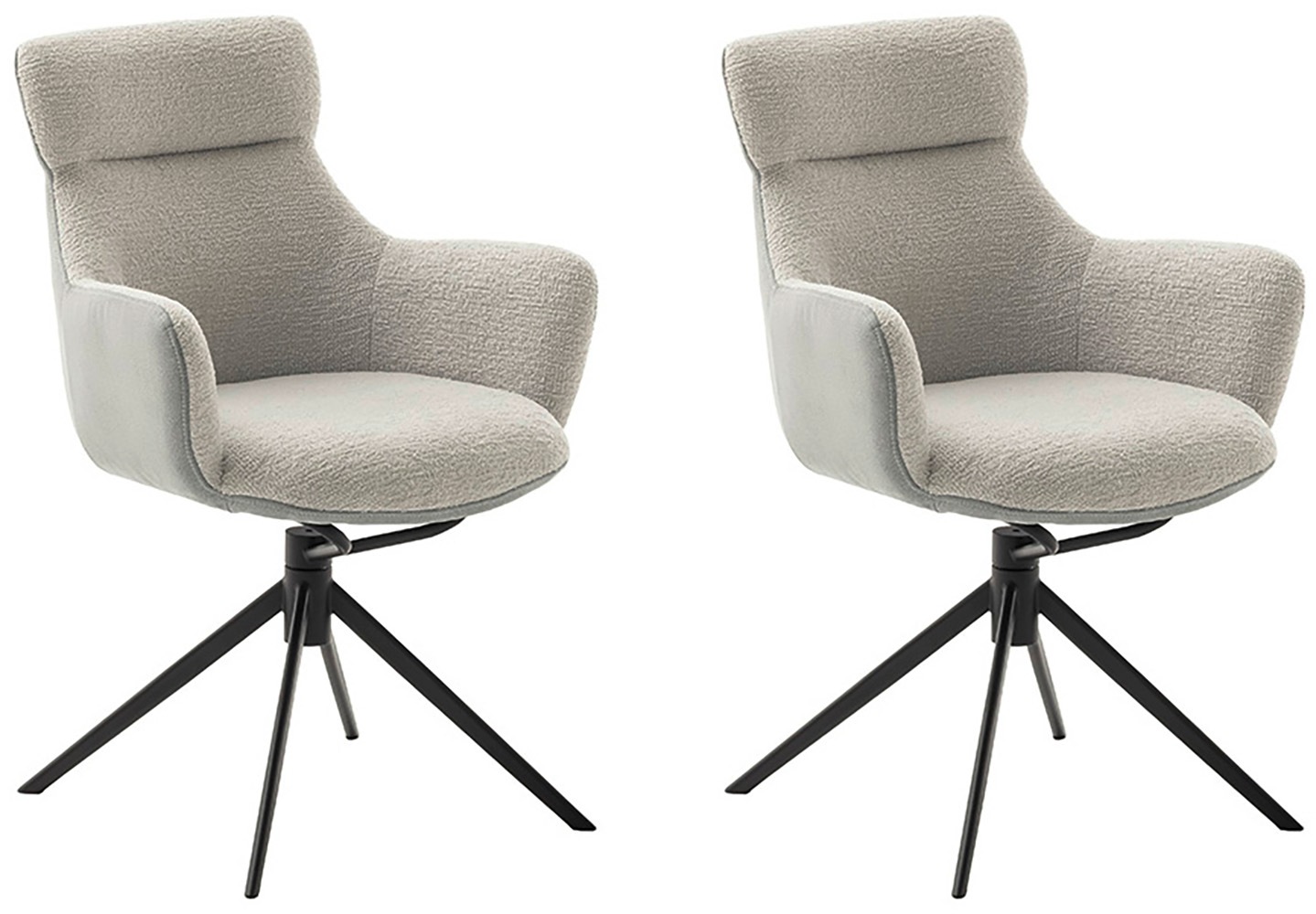 MCA furniture Esszimmerstuhl »PELION« () (2er-Set), drehbar 360°, Dreh- & S günstig online kaufen