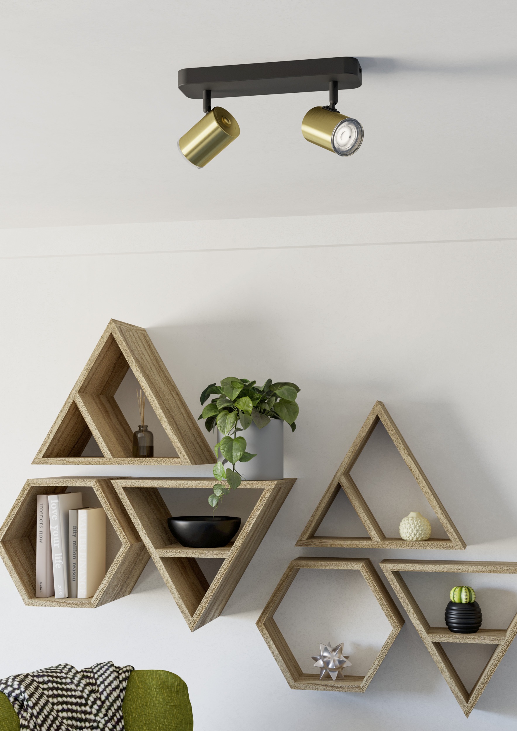 EGLO Deckenspot »CONSUMA 1 Spotlampe - Stahl - GU10 - 2X5W - IP44« GU10 1 S günstig online kaufen