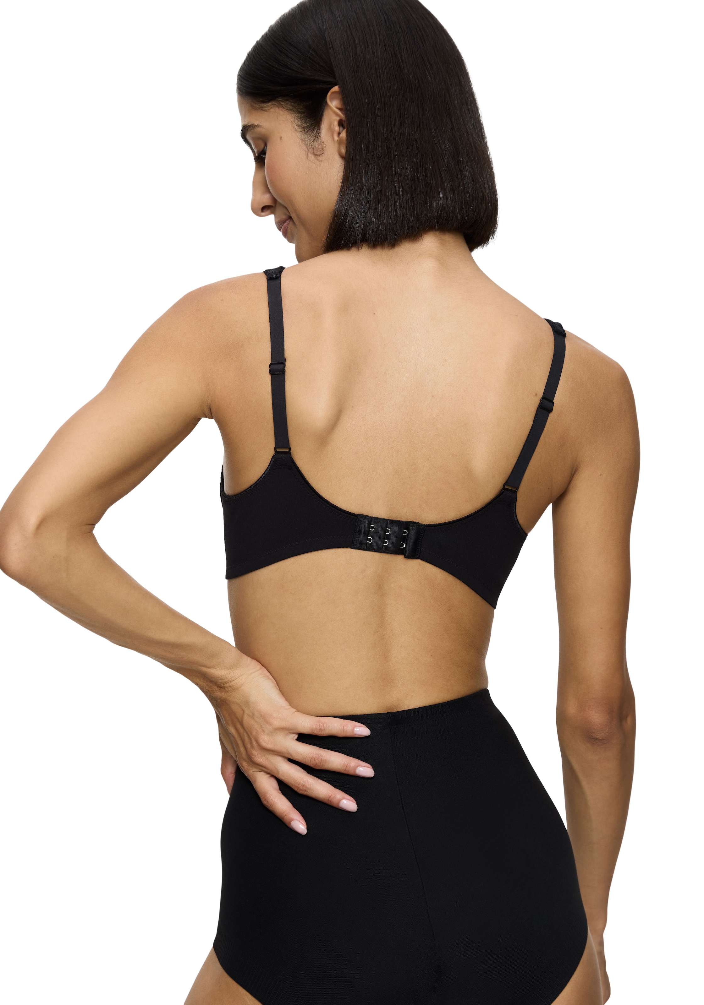 Triumph Bügelloser BH »Modern Lace+Cotton N«, Spitzeneinsätze