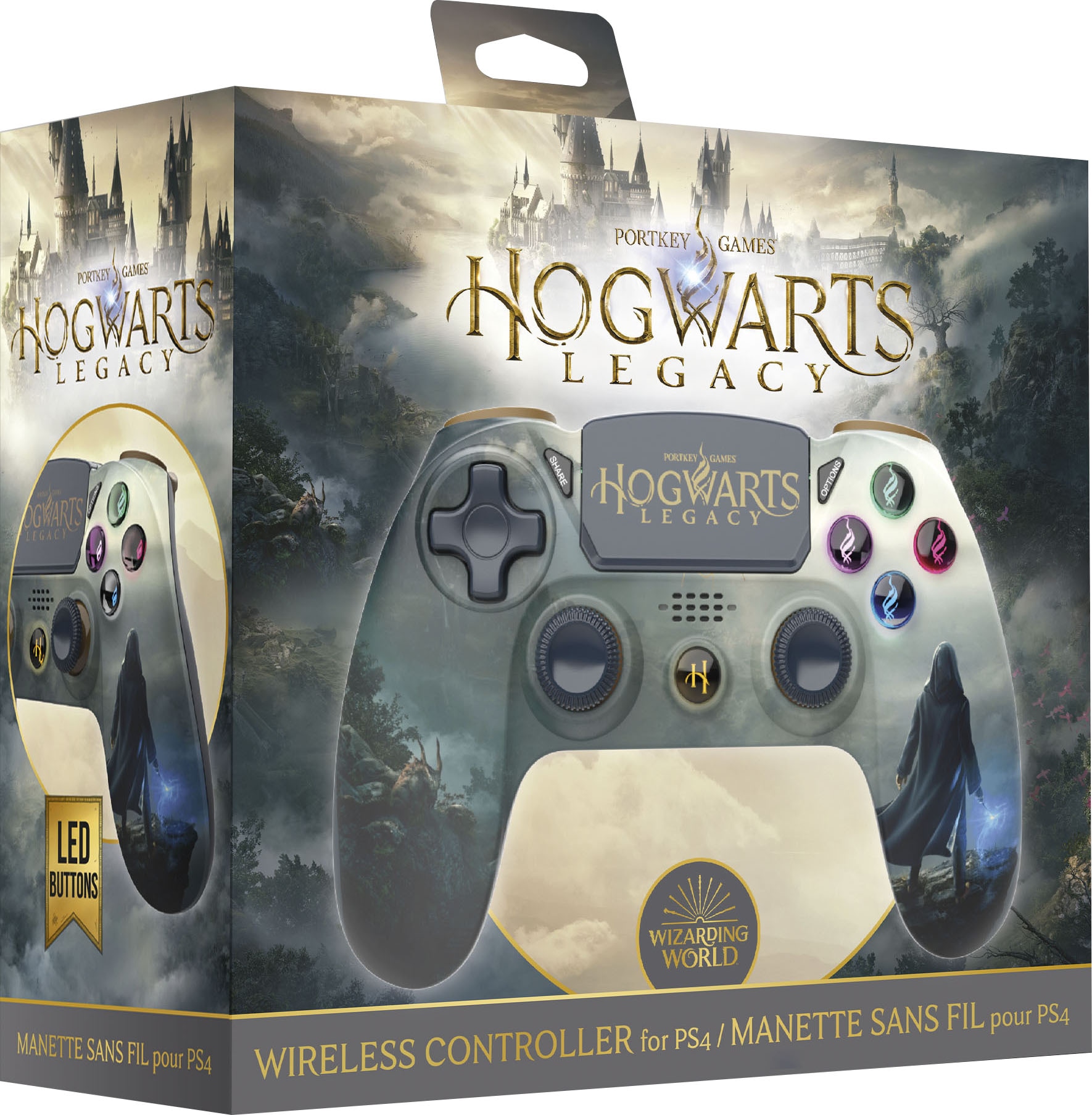 Freaks and Geeks PlayStation 4-Controller »Hogwarts Legacy Wireless Landscape Controller«