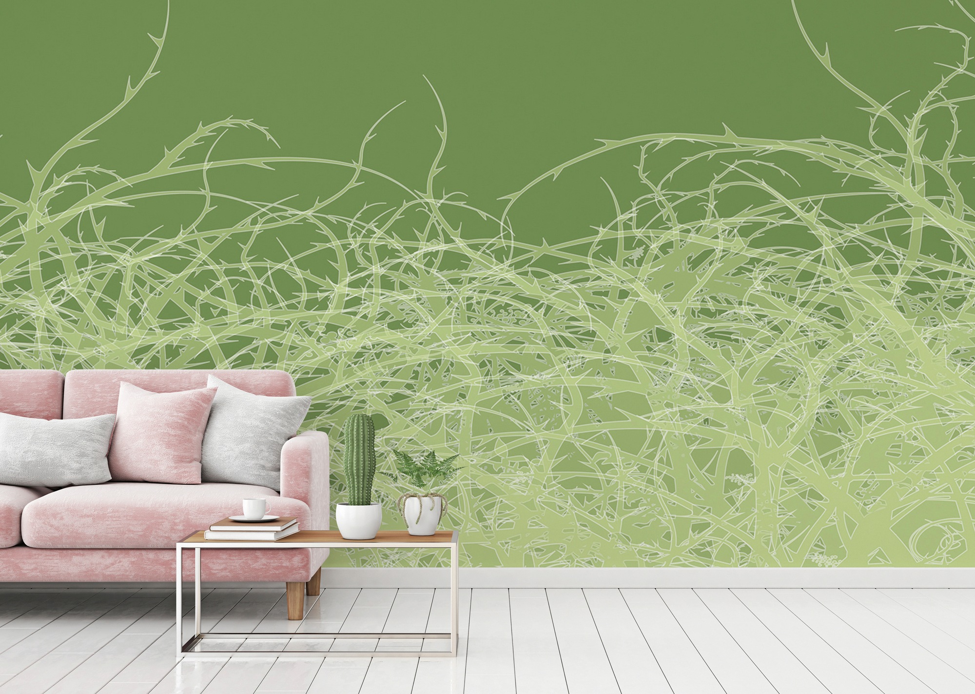 Architects Paper Fototapete »Atelier 47 Thorn Style 1«, floral, Vlies, Wand, Schräge, Decke
