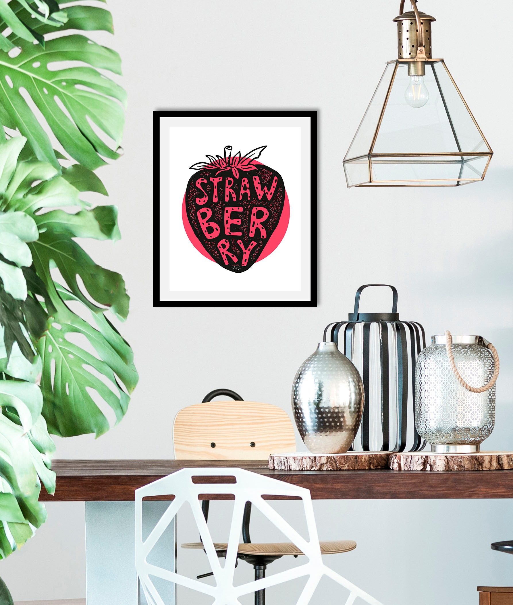 queence Bild »Erdbeeren«, Obst-Obst Bilder-Essen-Lebensmittel-Art-Kunst, (1 günstig online kaufen