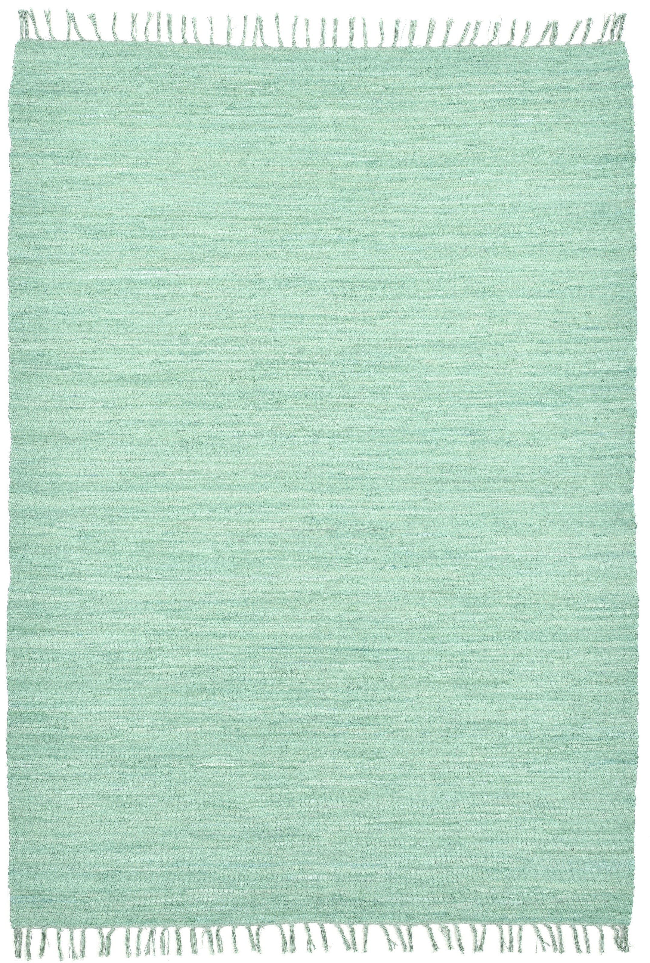 THEKO Teppich »Happy Cotton Fleckerl, handgewebt«, rechteckig, 5 mm Höhe, F günstig online kaufen
