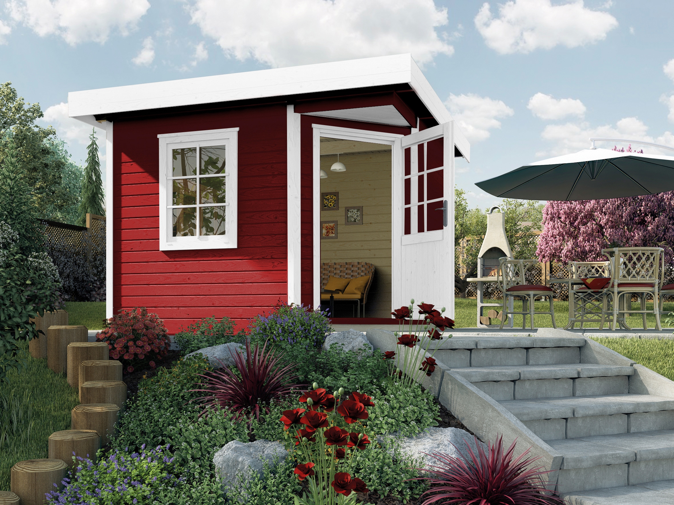 weka Gartenhaus »Designhaus 213 Gr.1«