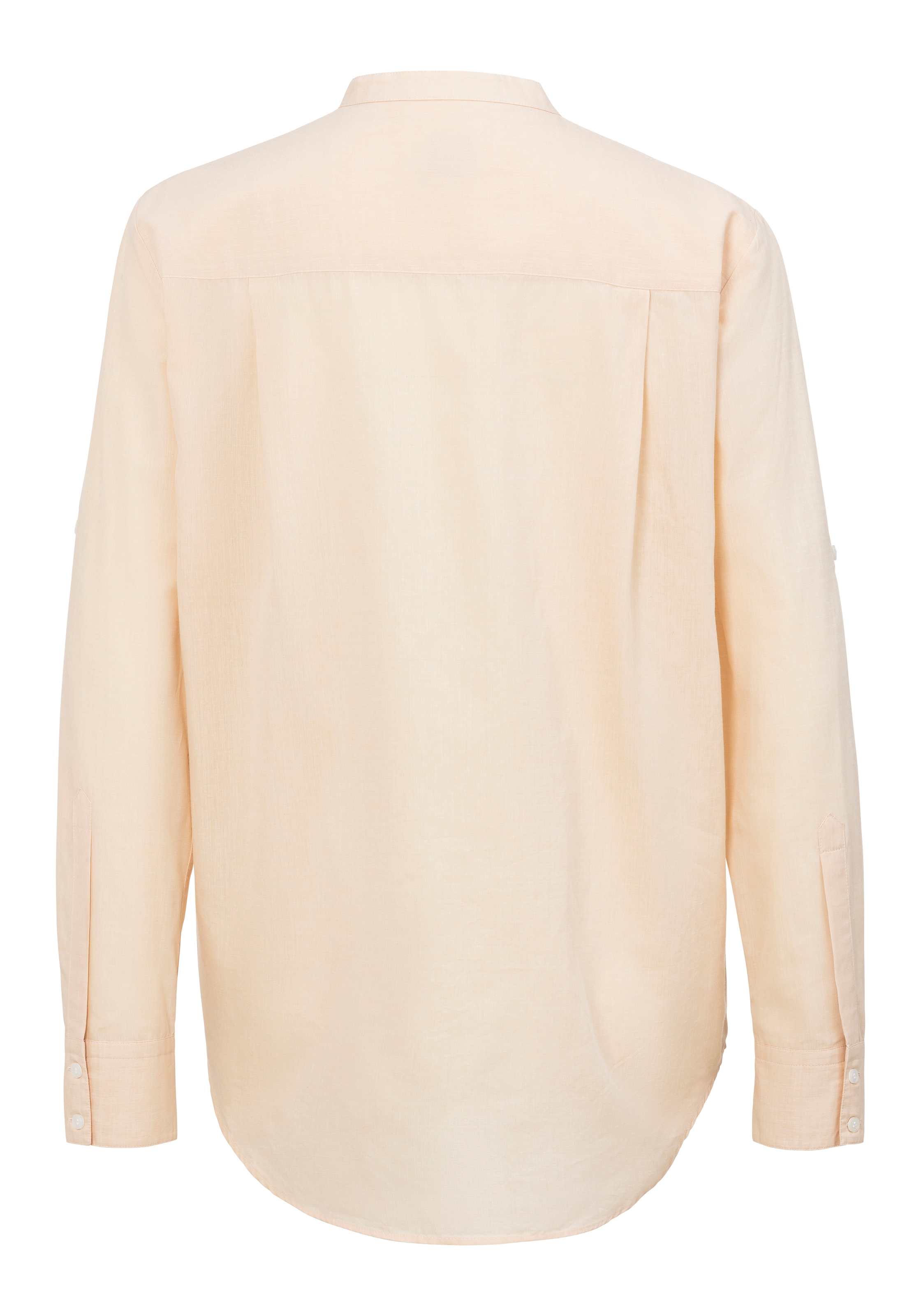 BOSS ORANGE Klassische Bluse »Befelize Premium Damenmode«, Chambray Qualität, Stehkragen