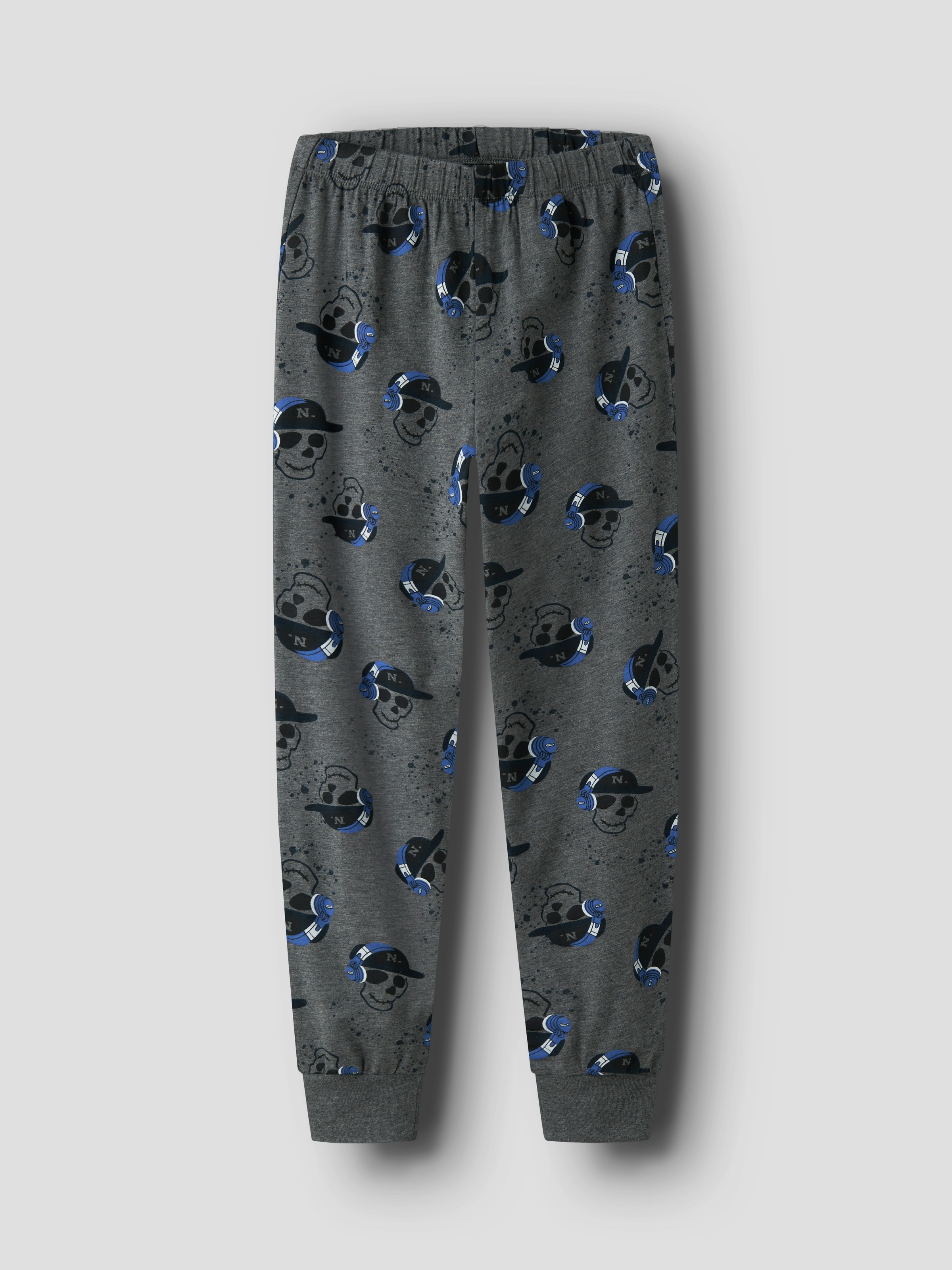Name It Pyjama »NKMNIGHTSET DARK GREY MEL SKULL NOOS«, (Set, 2 tlg.)