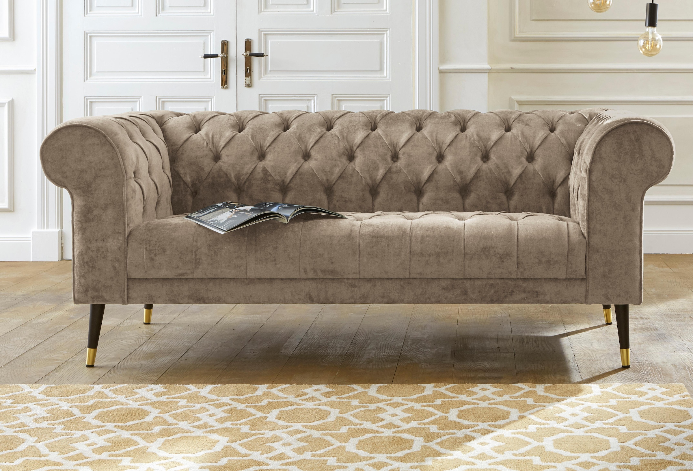 Home affaire Chesterfield-Sofa »Tinnum« günstig online kaufen