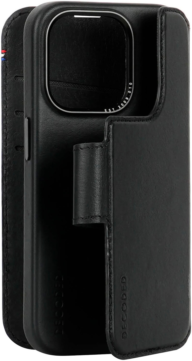 DECODED Smartphone-Hülle »Leather Detachable Wallet für iPhone 15 Pro«, iPhone 15 Pro, 15,5 cm (6,1 Zoll)
