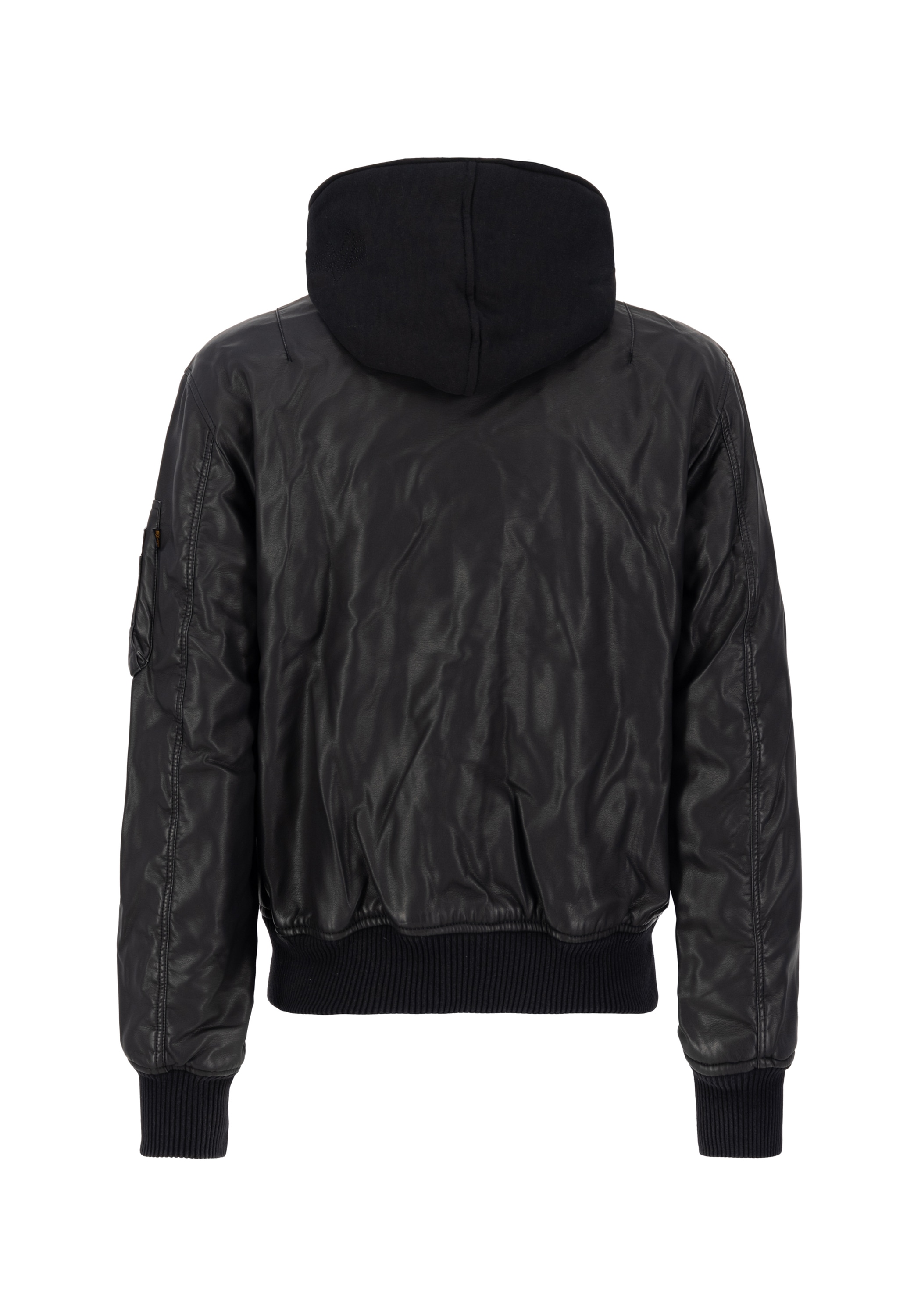 Alpha Industries Lederjacke »Alpha Industries Men - Bomber Jackets MA-1 D-Tec Faux Lether«