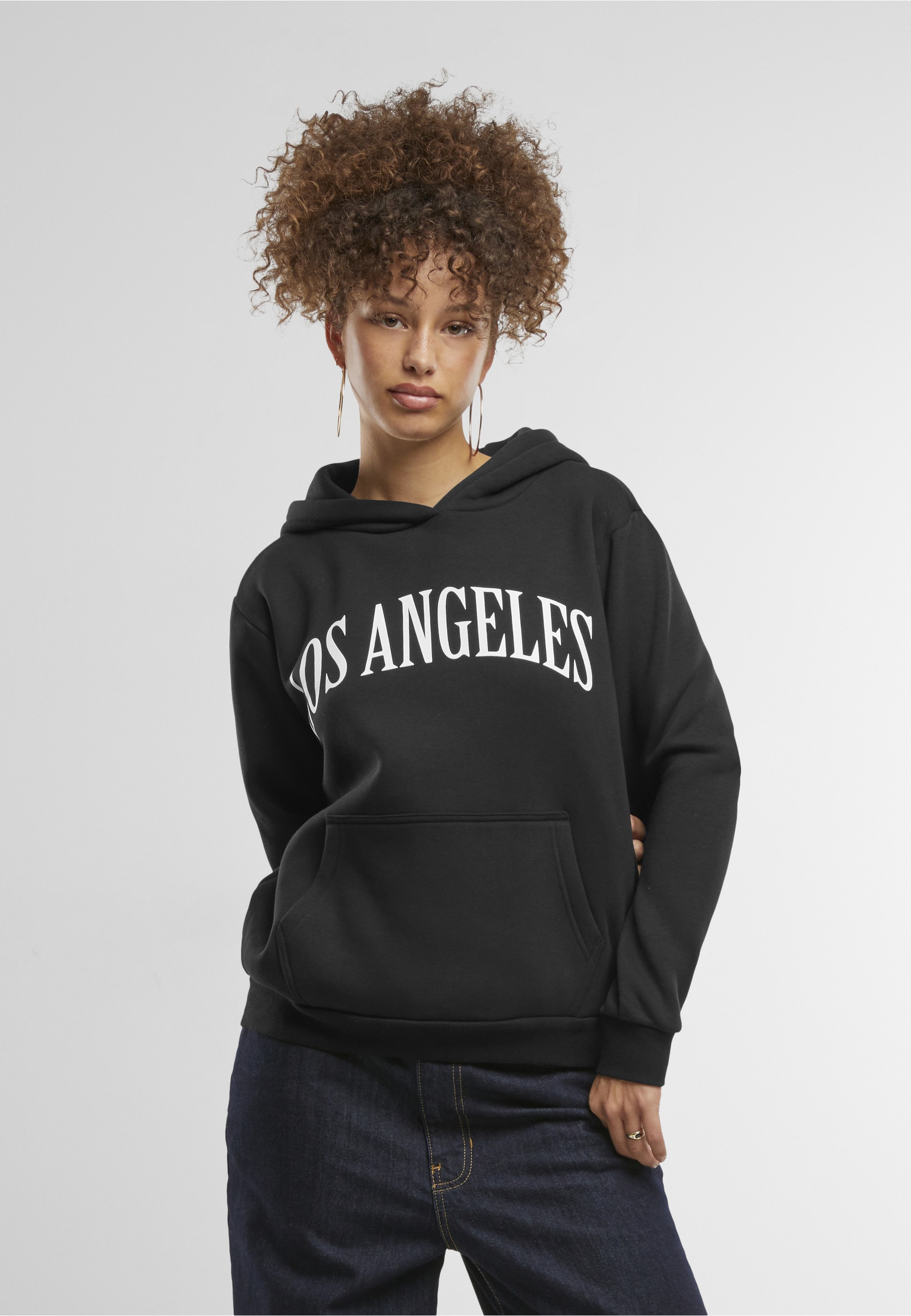 Miss Tee Kapuzensweatshirt »Miss Tee Los Angeles Ladies Fluffy Hoody«
