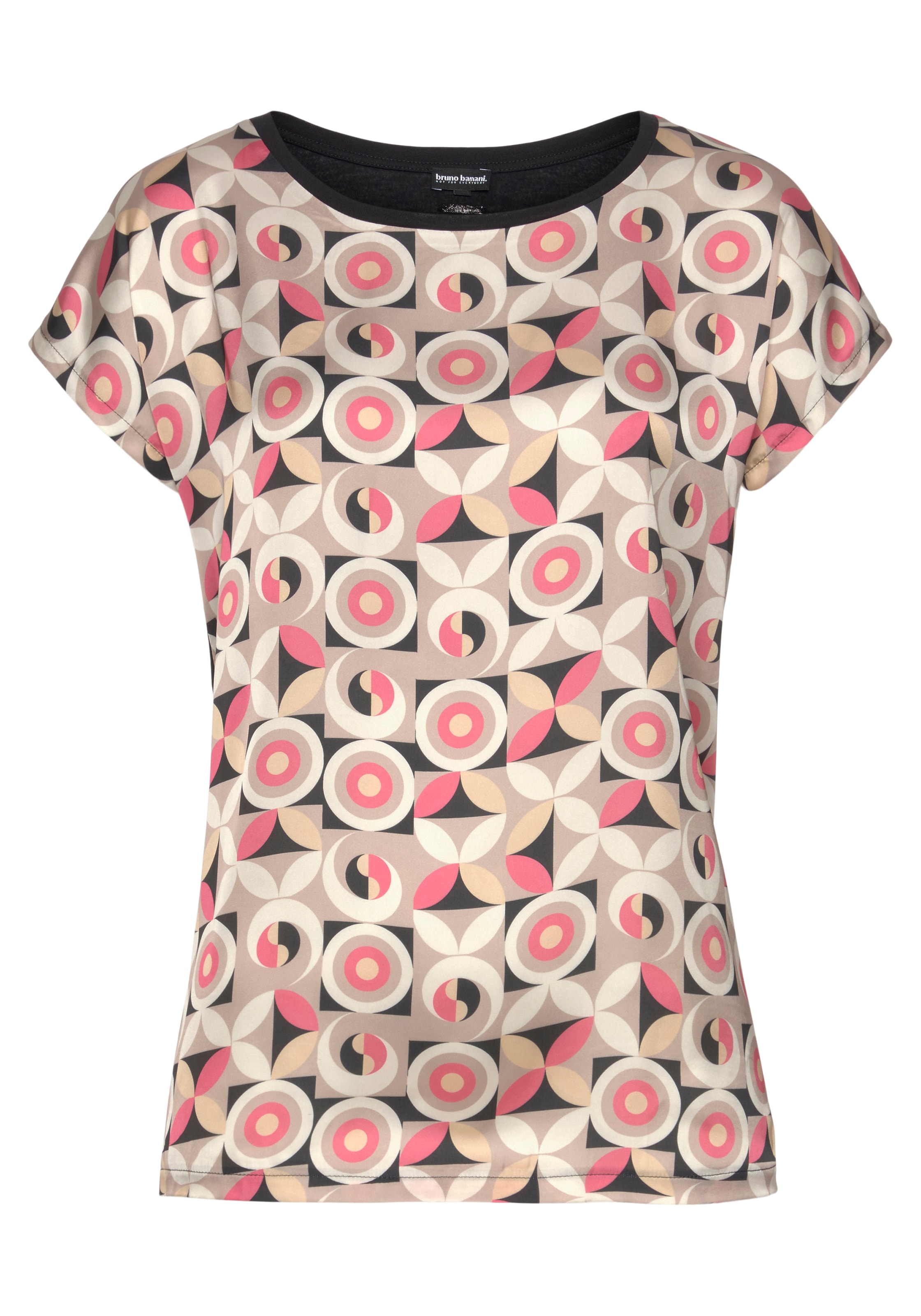 Bruno Banani Shirtbluse, mit verschiedenen Drucken im Vorderteil NEUE FARBEN kaufen