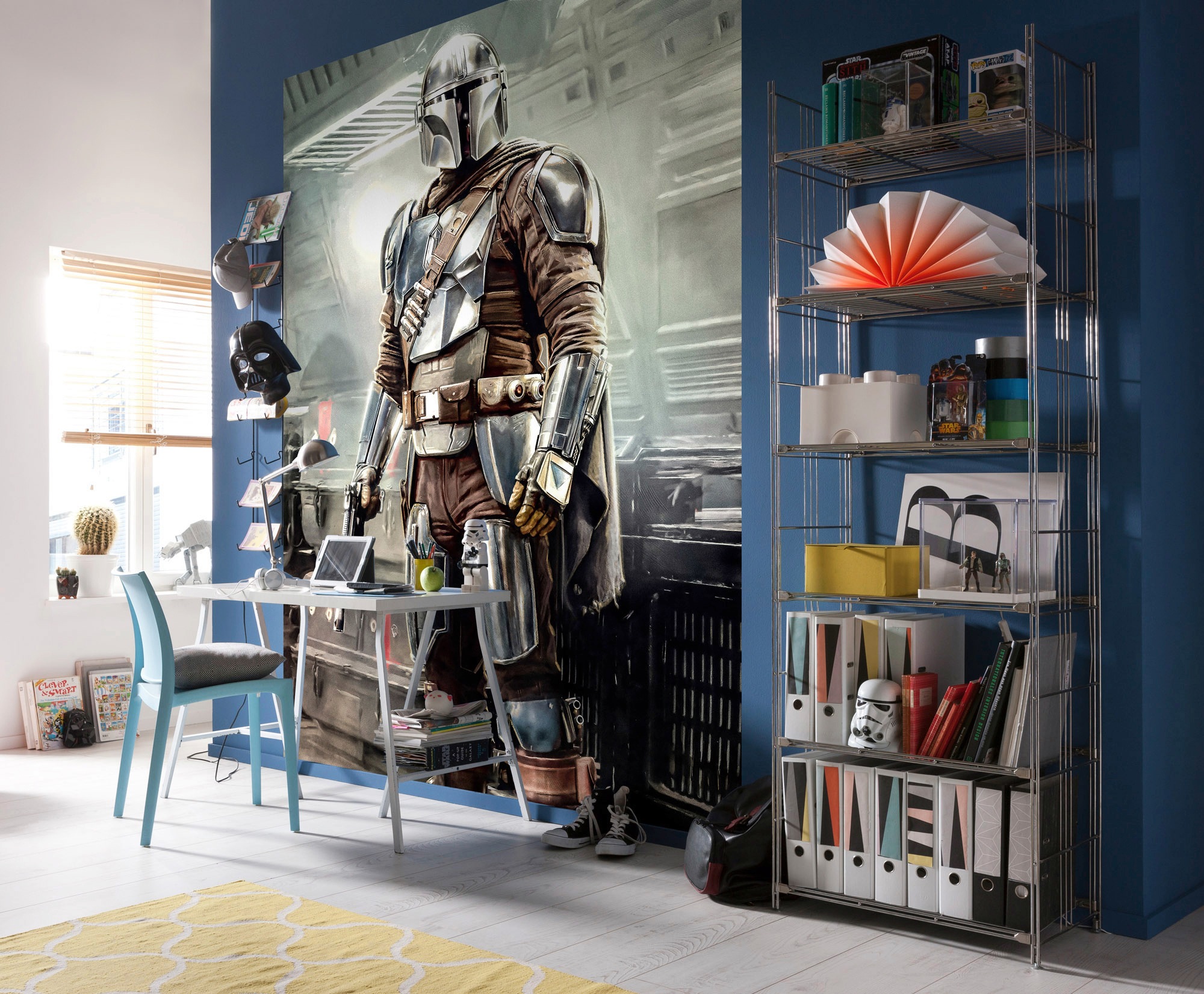 Komar Vliestapete »Digitaldruck Vlies - Mandalorian Fight Posture - Größe 200 x 280 cm«, bedruckt, Kinderzimmer