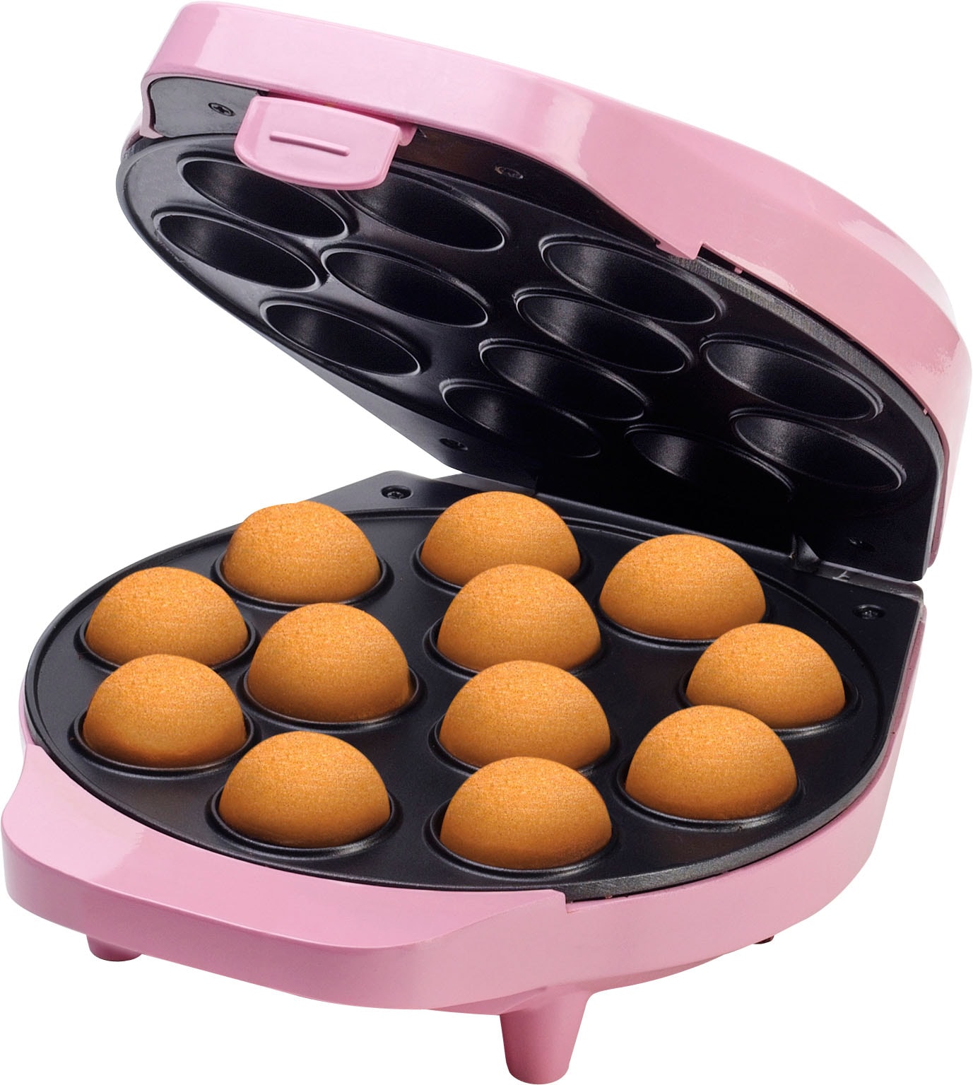 bestron Cakepop-Maker »DCPM12 im Retro Design, inklusive Cake-Pop-Butler«, 700 W, im Retro Design, Antihaftbeschichtung