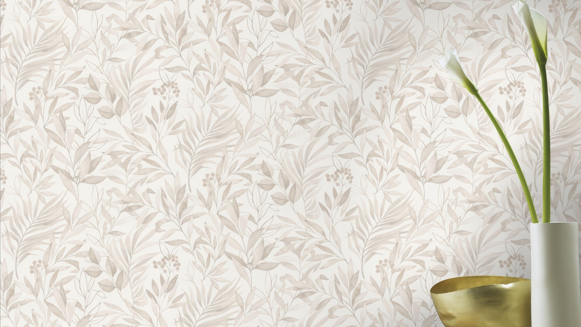 s.Oliver Papiertapete »mit Blättern«, botanisch, mit Pflanzen