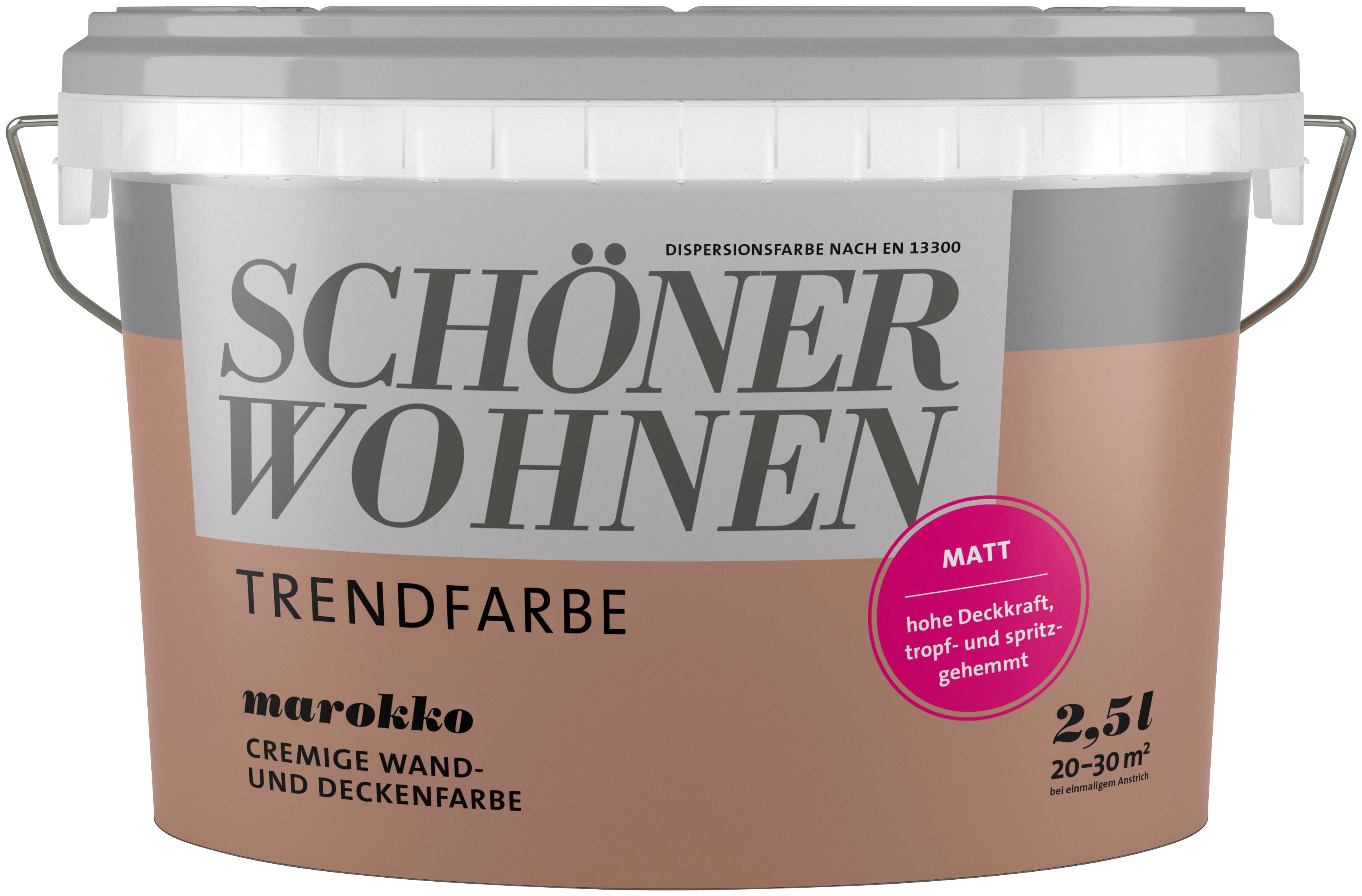 Wand- und Deckenfarbe »Trendfarbe«, (1), hochdeckend, Allergiker geeignet, in...