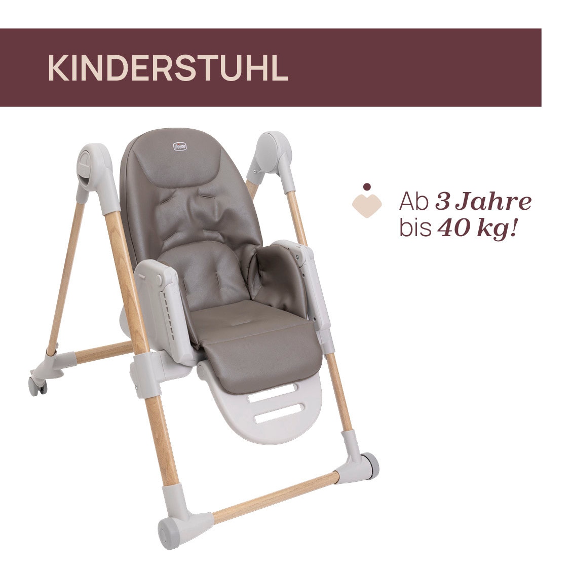 Chicco Hochstuhl »Polly Armonia Scandinavia«, mit Essbrett