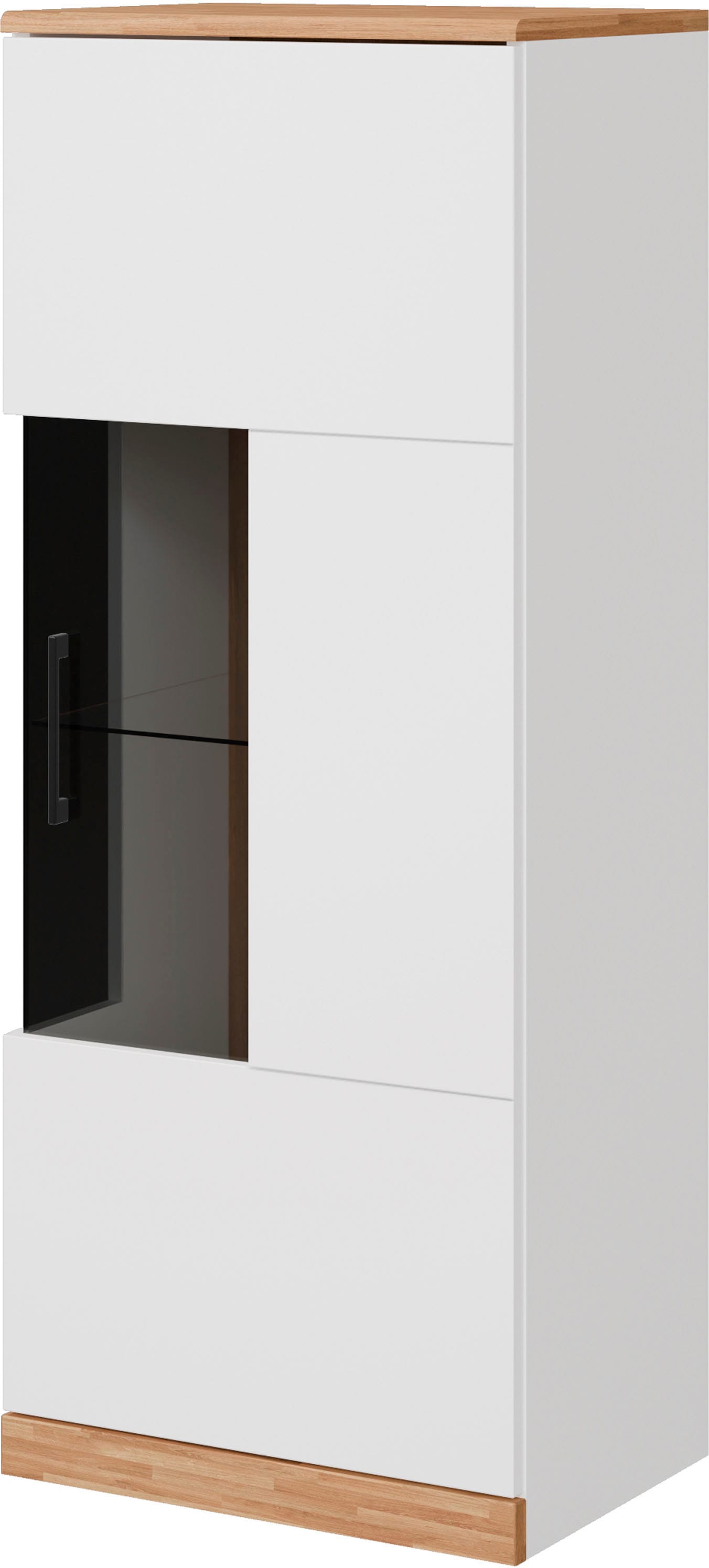 Home affaire Vitrine »Ribe,125cm hoch,4 Fächer,1Glasboden variabel einsetzb günstig online kaufen