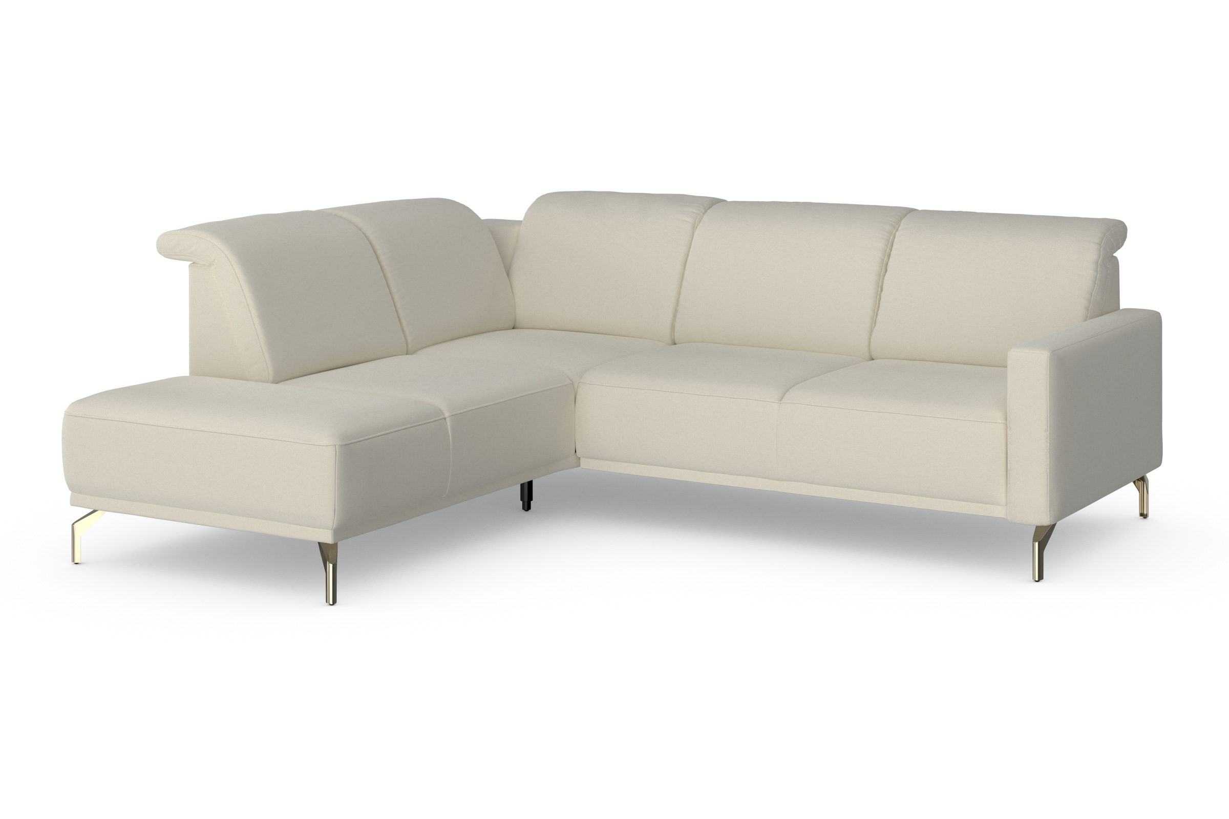 sit&more Ecksofa »Bailando L-Form«, wahlweise mit Kopfteilverstellung und Vorziehsitz, motorisch