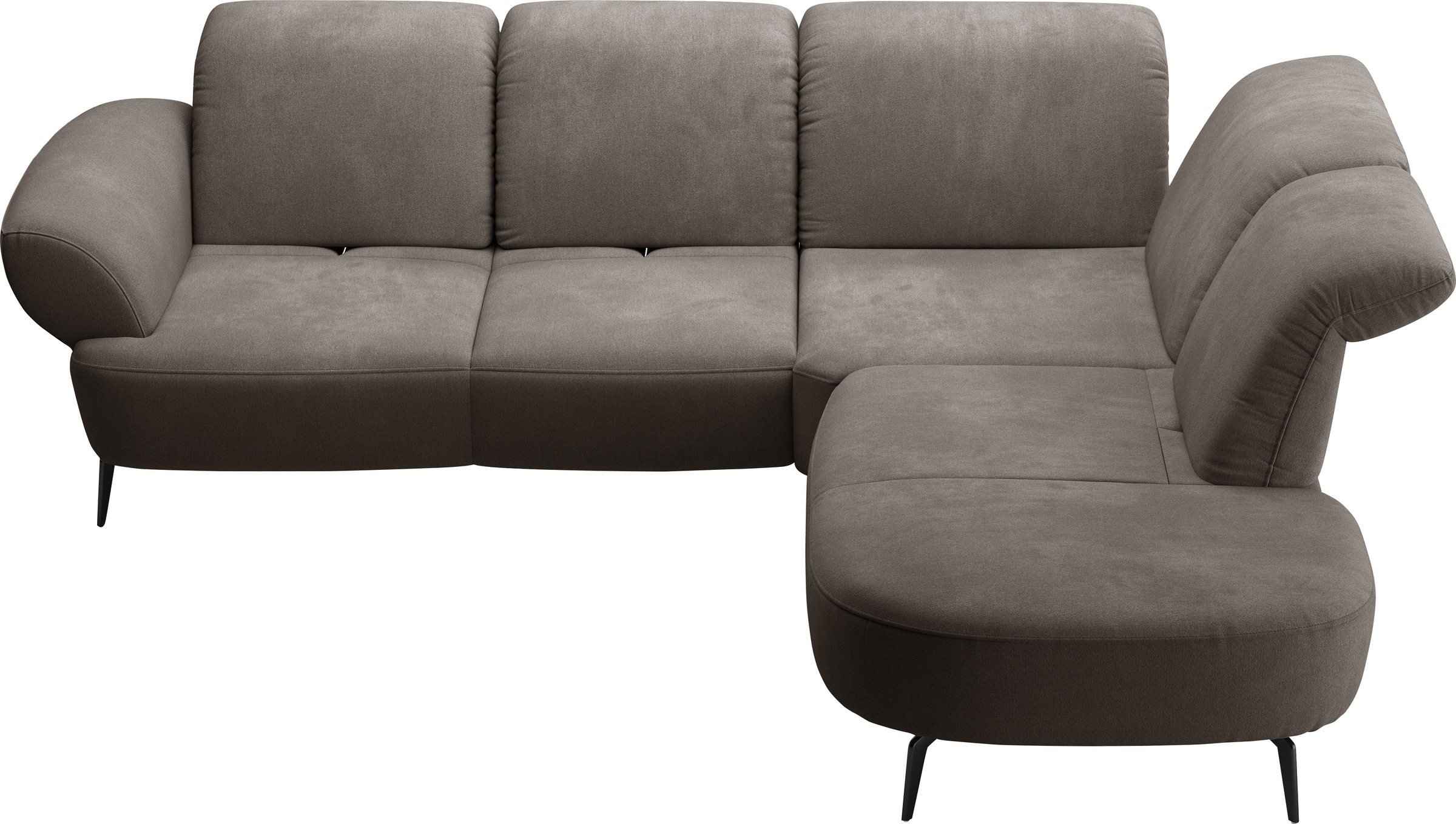 sit&more Ecksofa »Dance«, inkl.System Click&Seat und Sitztiefenverstellung
