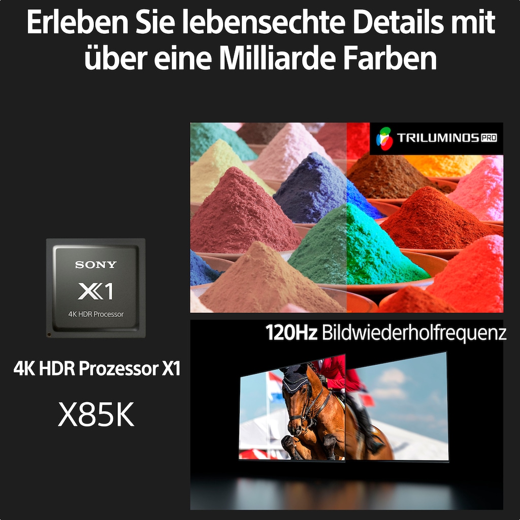 Sony LCD-LED Fernseher »KD-50X85K«, 126 cm/50 Zoll, 4K Ultra HD, Smart-TV-Google TV