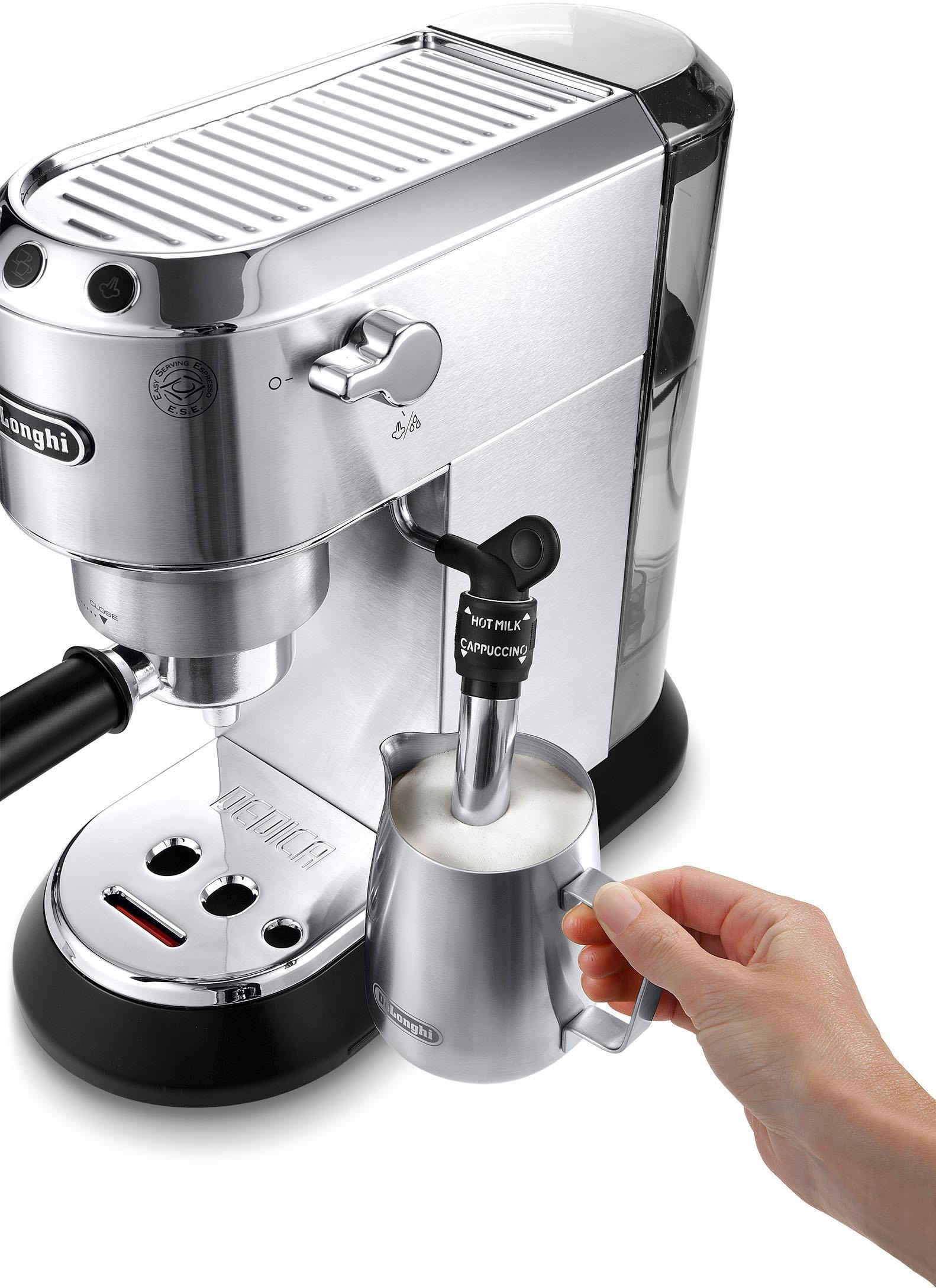 De'Longhi Siebträgermaschine »Dedica Style EC 685.M«, 1350 Watt, 15 Bar