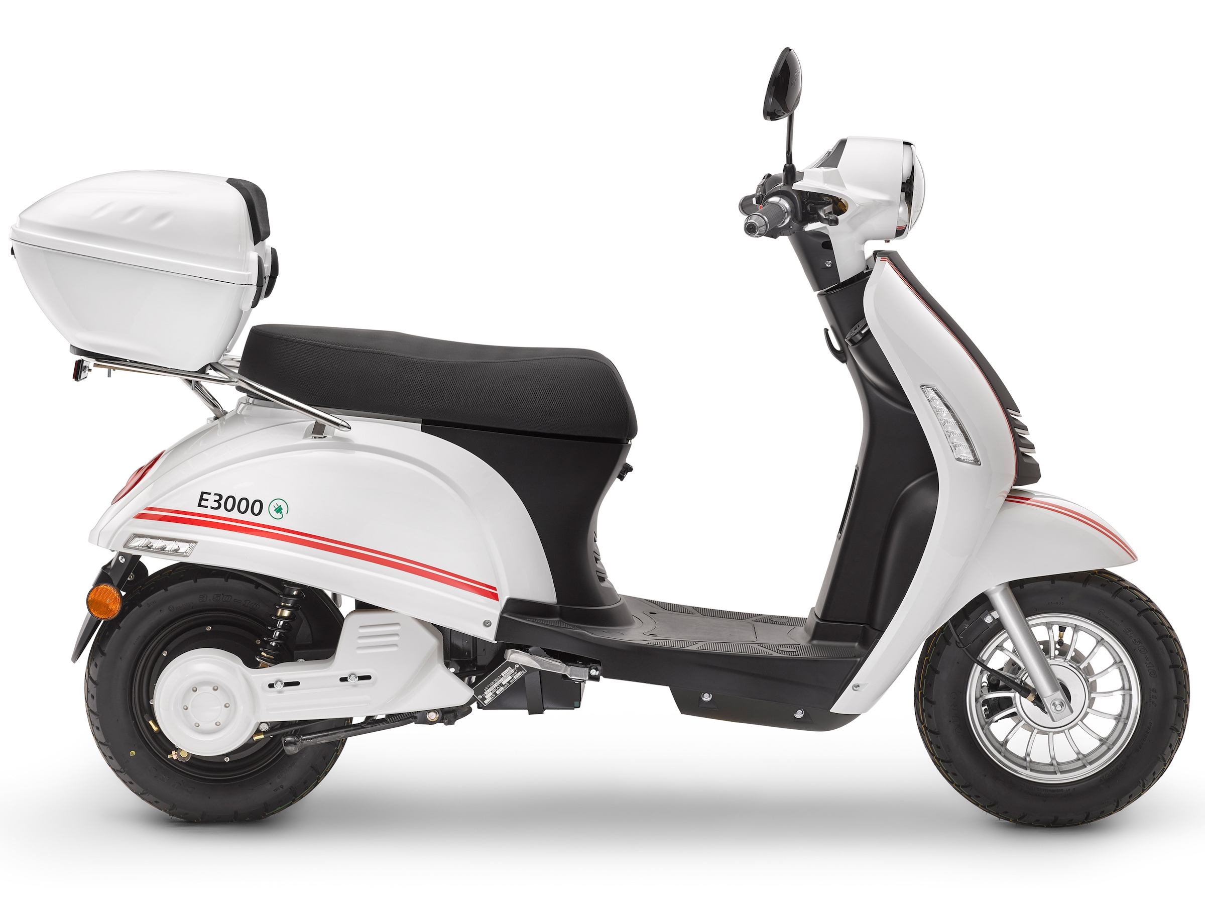 Luxxon E-Mofaroller »E 3000« bis zu 65 km Reichweite, mit Straßenzulassung, 2 Sitzplätze
