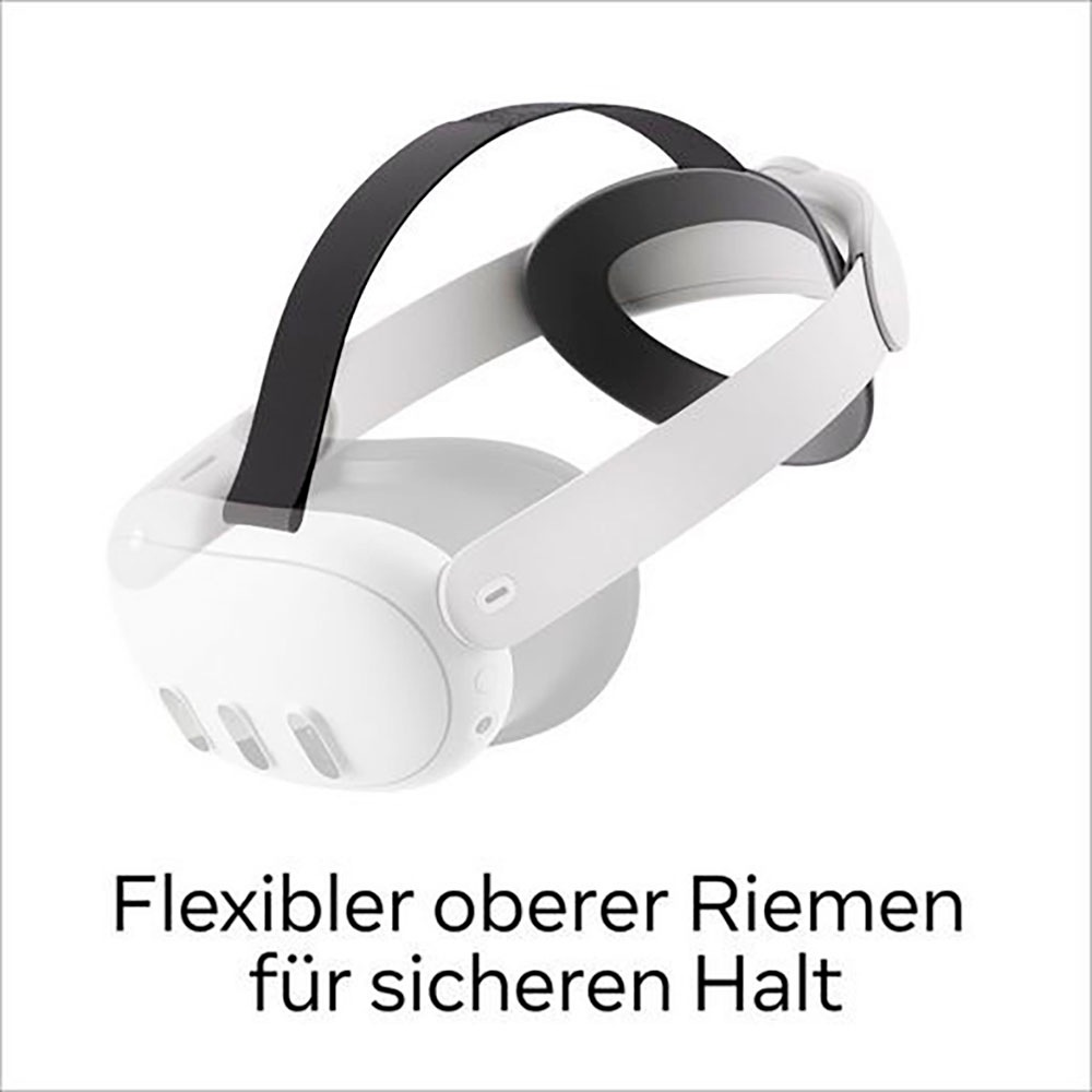 Meta Virtual-Reality-Brille »Quest 3 128 GB + Elite-Riemen (Elite Strap)«