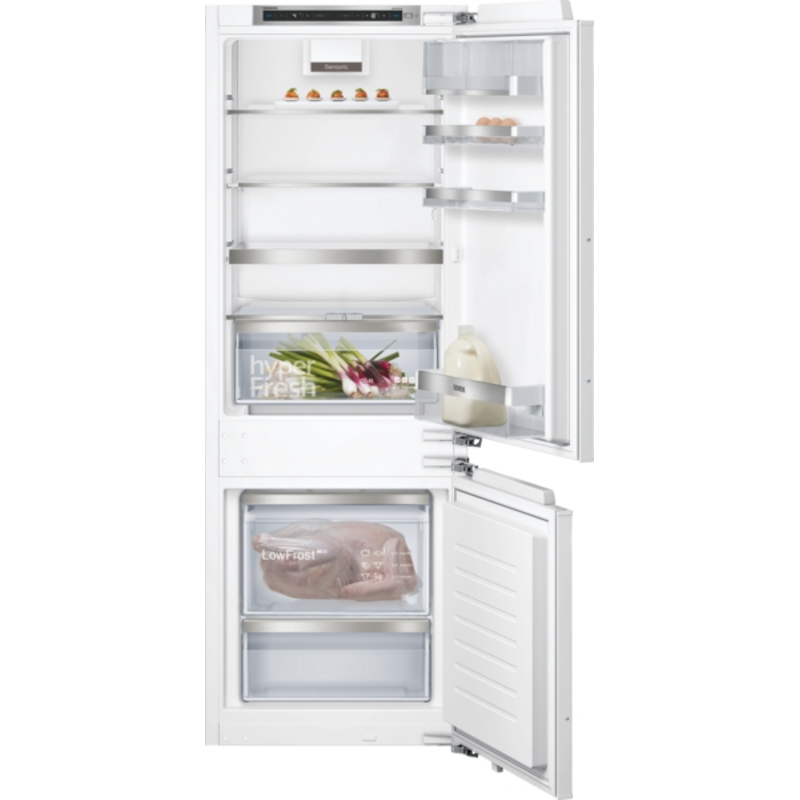 SIEMENS Einbaukühlgefrierkombination iQ500 »KI77SADD0« 157, 8 cm hoch 55, 8 cm breit weiß