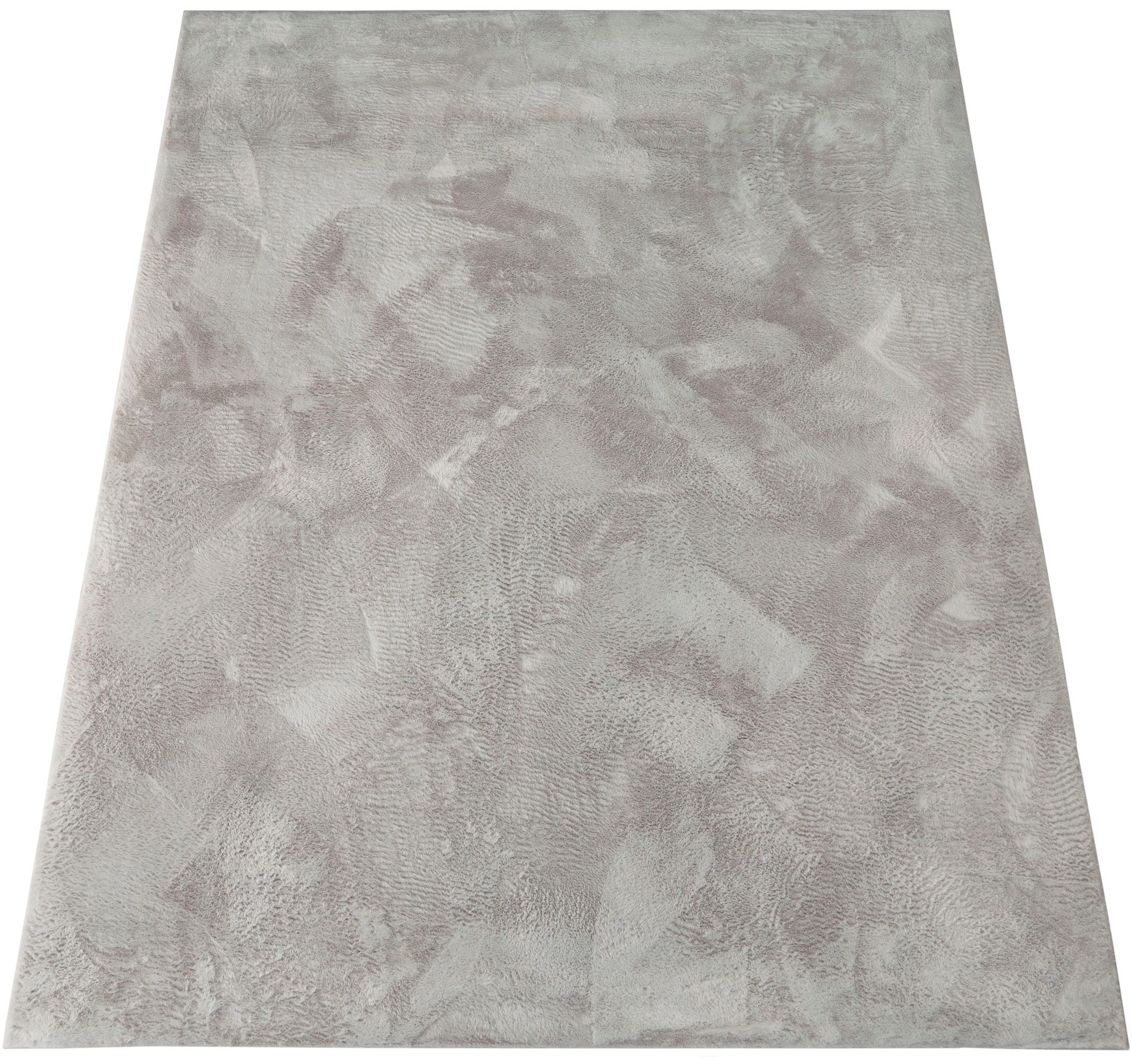 Fellteppich »Lottano«, rechteckig, 14 mm Höhe, Langflor, Kunstfell, Uni Far günstig online kaufen