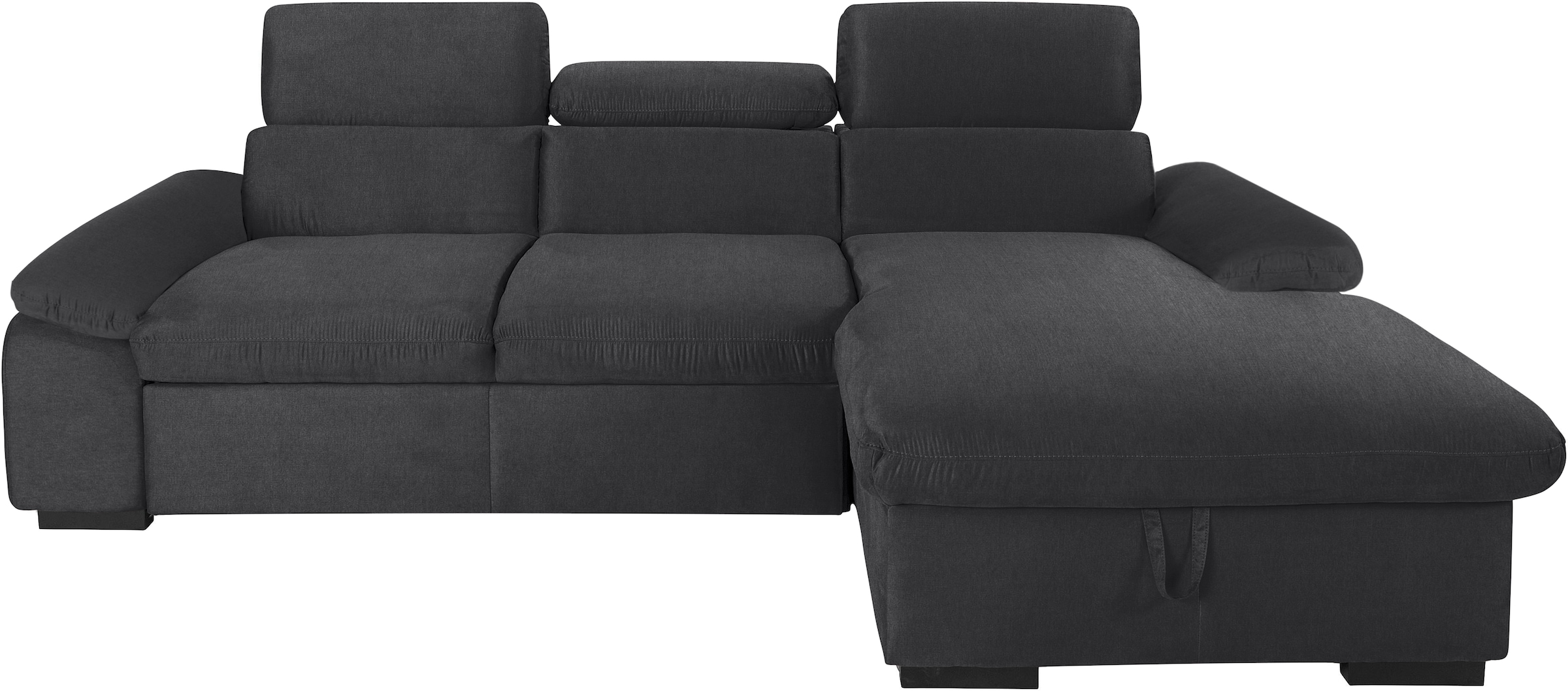 COTTA Ecksofa »Lola L-Form mit Kopfteilfunktion & Hocker« wahlweise mit Bet günstig online kaufen