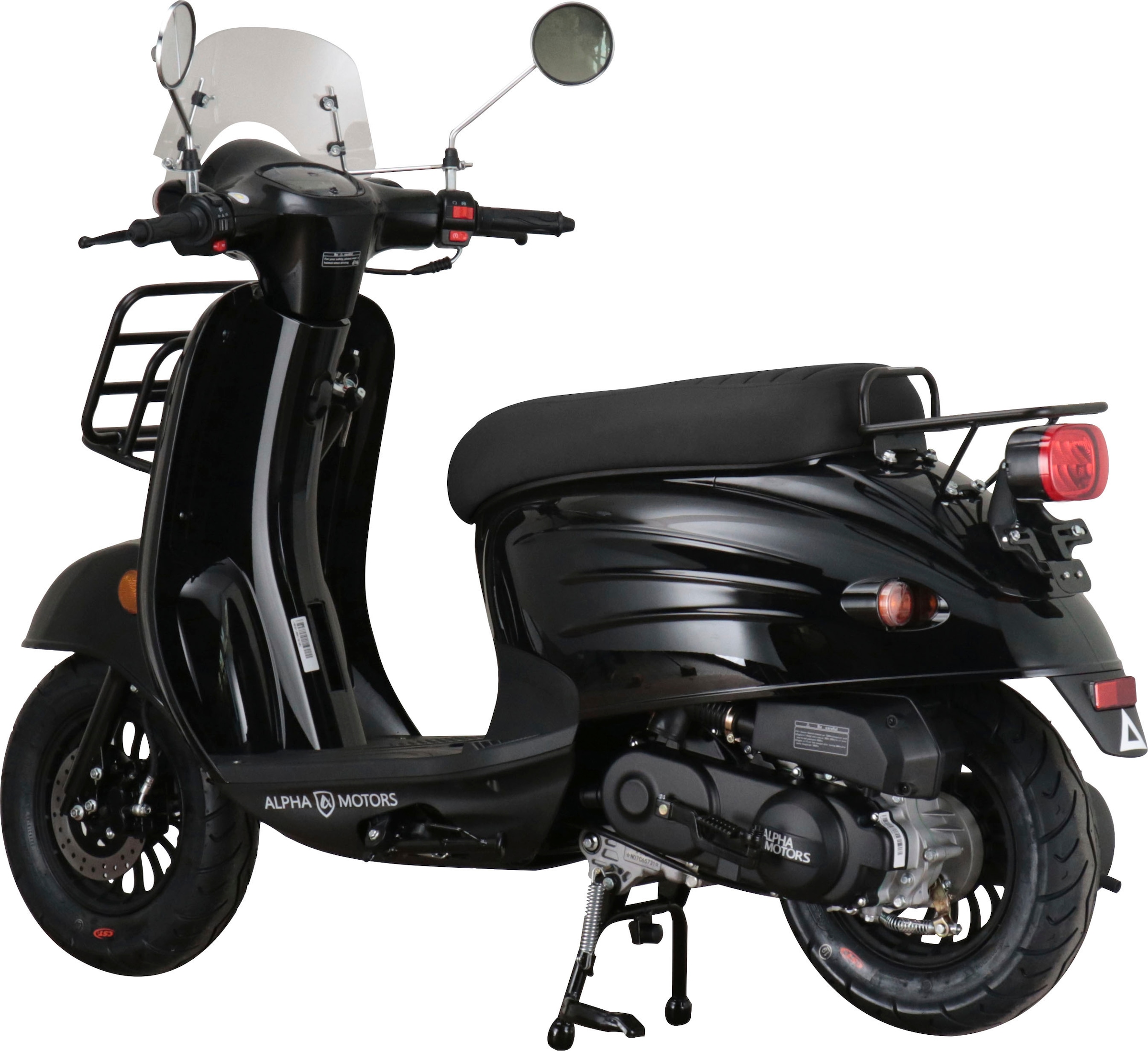 Alpha Motors Mofaroller »Adria« 50 cm³ 25 km/h Euro 5 2,72 inkl. Windschild,  mit Lenkerschloss und Windschild