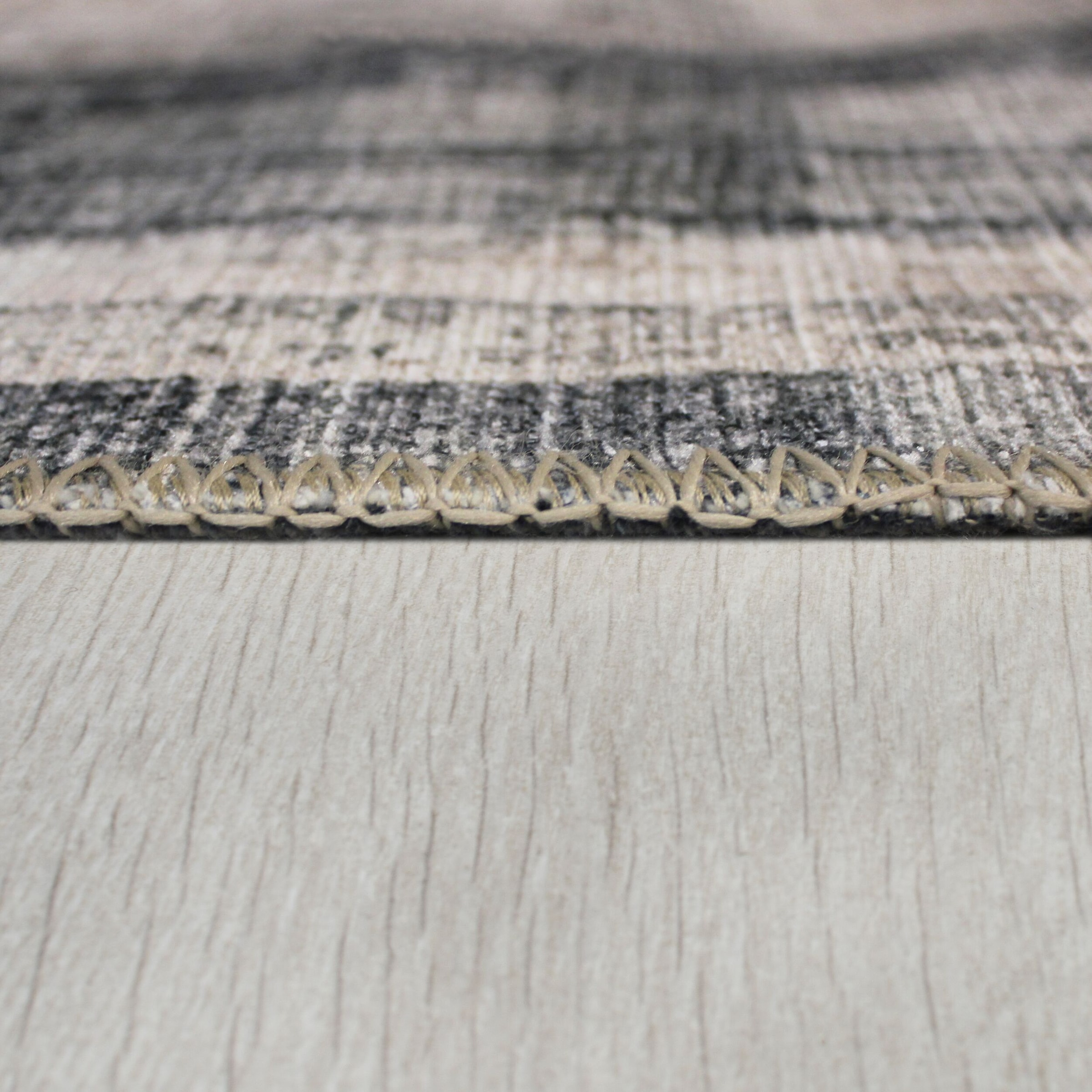 FLAIR RUGS Teppich »Silas«, rechteckig, 4 mm Höhe, Waschbarer Abstrakter Teppich