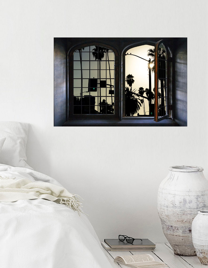 queence Wandsticker »Amerika« Wandsticker, Wandbild, selbstklebend, 3D, Fen günstig online kaufen