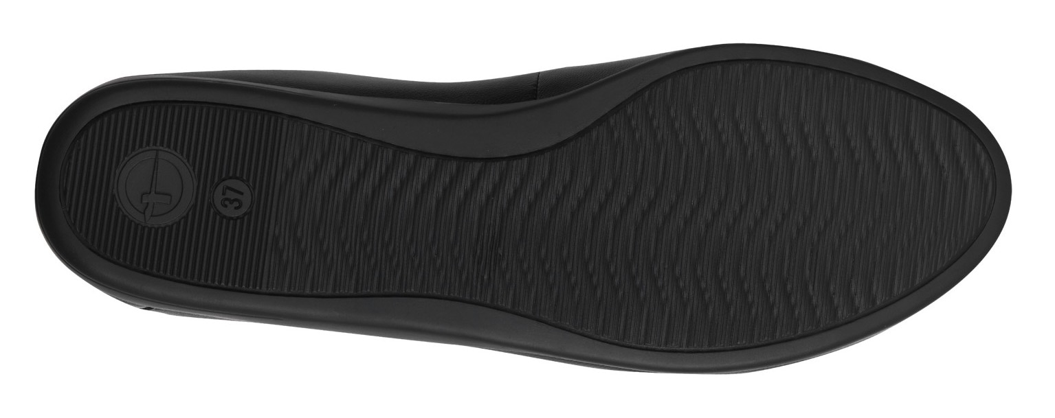 Tamaris Ballerina, Schlupfschuh, Bequemschuh mit komfortablem Elastikeinfass